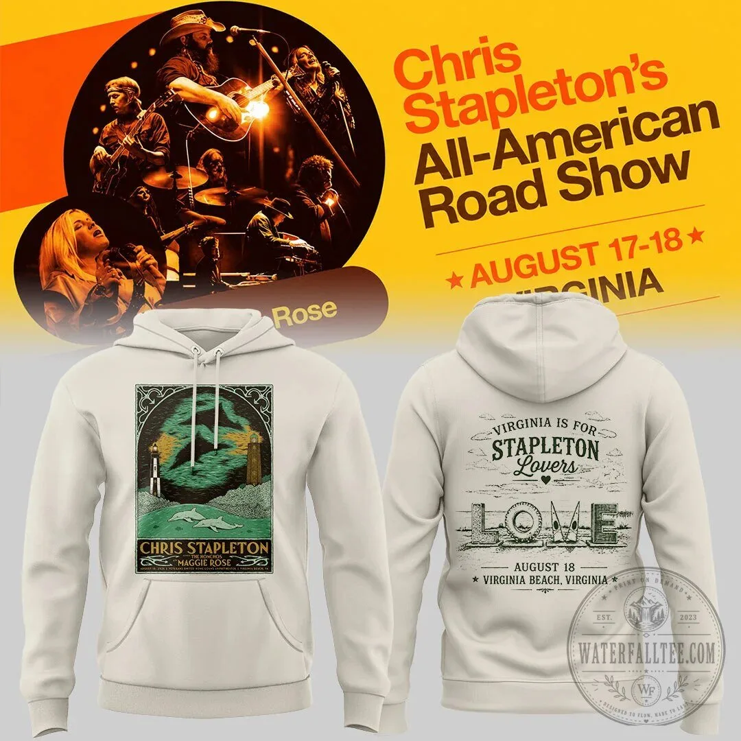 All-American Road Show Hoodie for Chris Stapleton - Virginia Beach Concert Edition