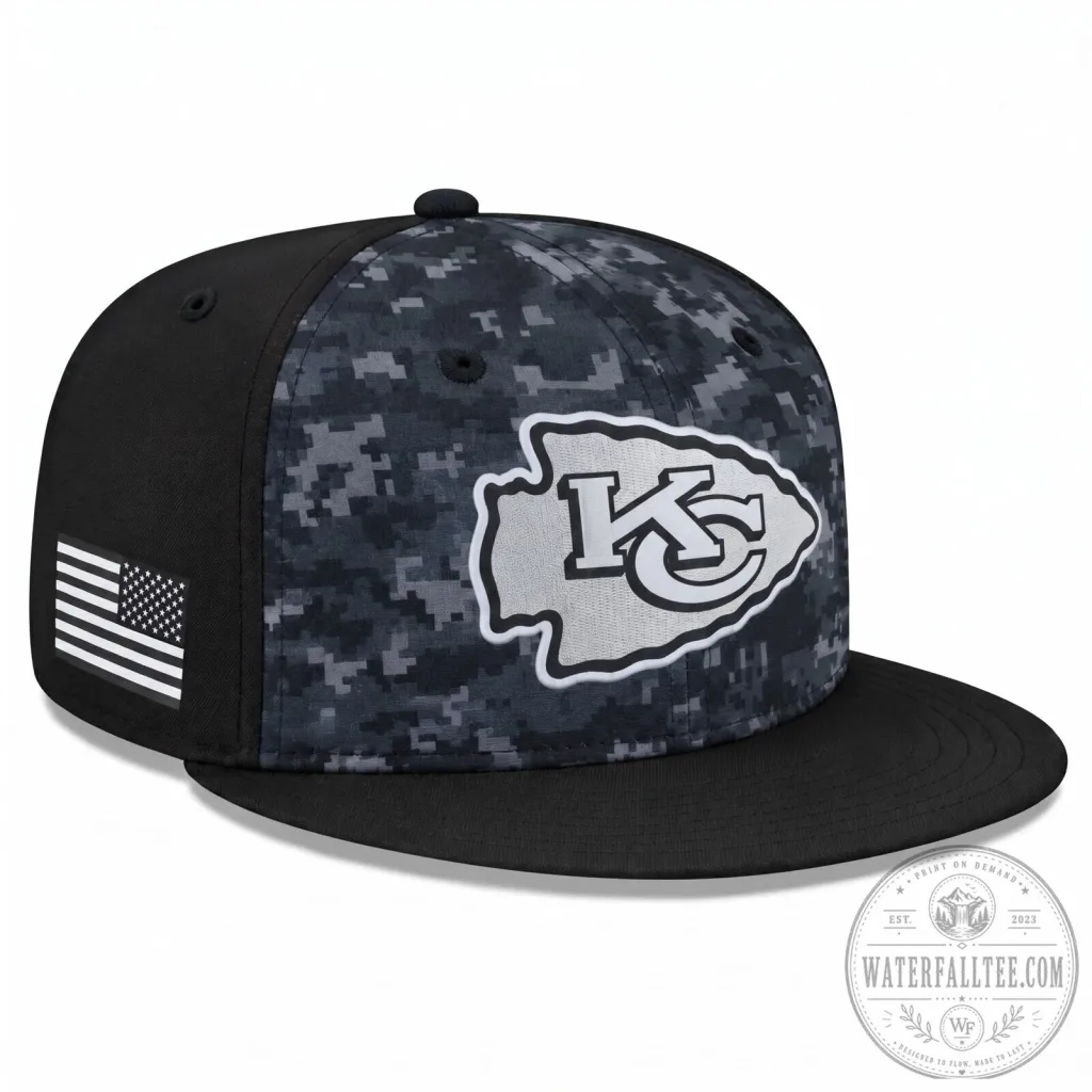 Kansas City Chiefs Salute To Service Digital Camo Snapback Cap Hat Kansas City Chiefs Salute To Service Digital Camo Snapback Cap Hat