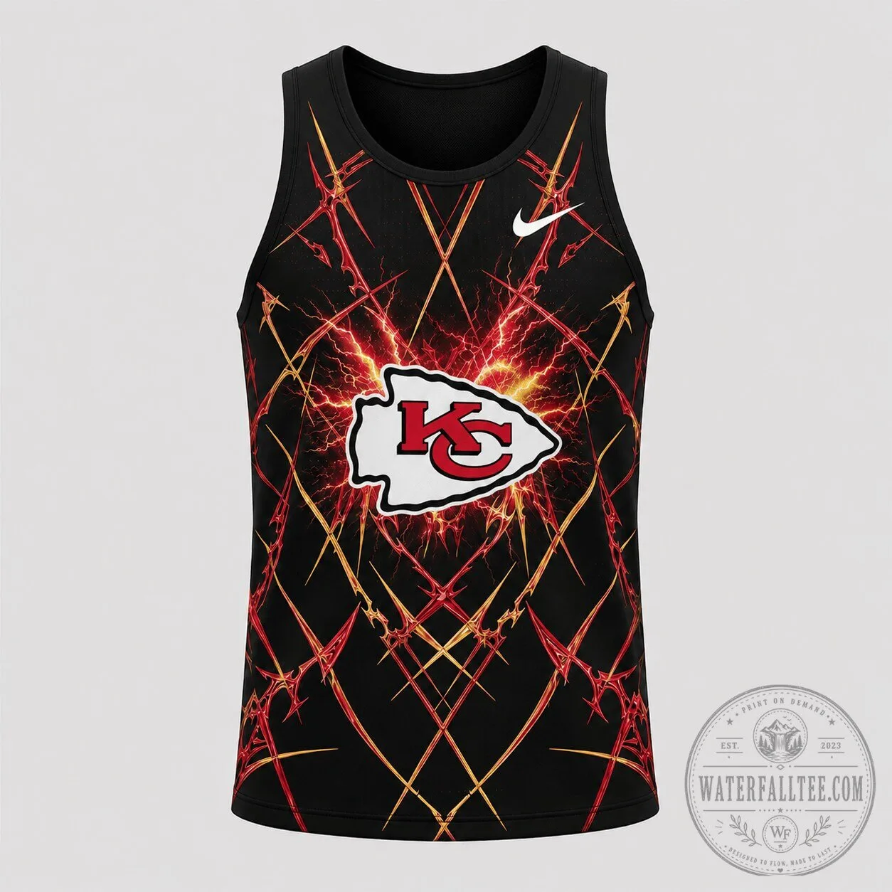Kansas City Chiefs National Football League Dynamic Graphic Tank Top