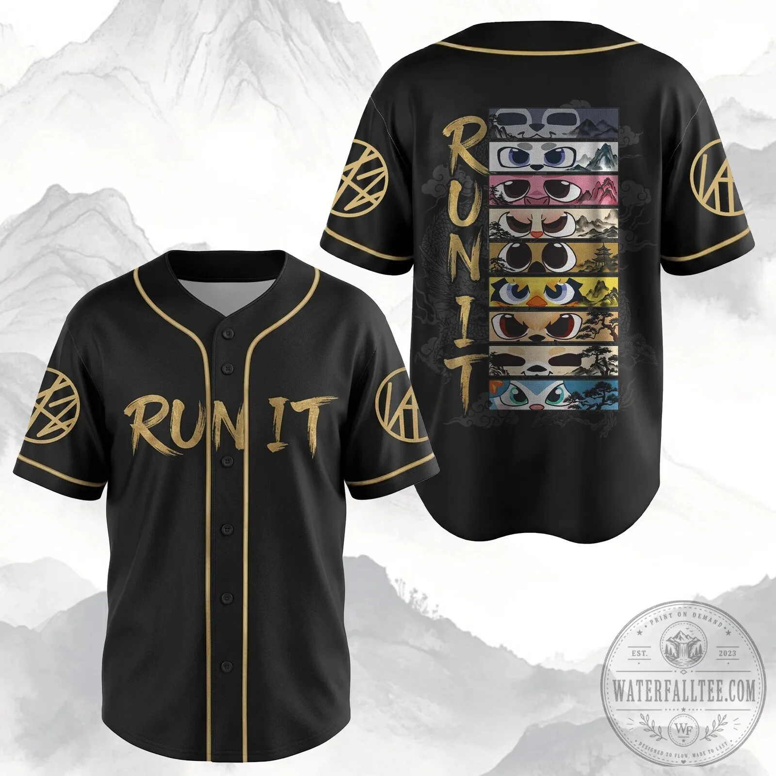 Run It Stay Come Back Baseball Jersey Streetwear Gift For Bias