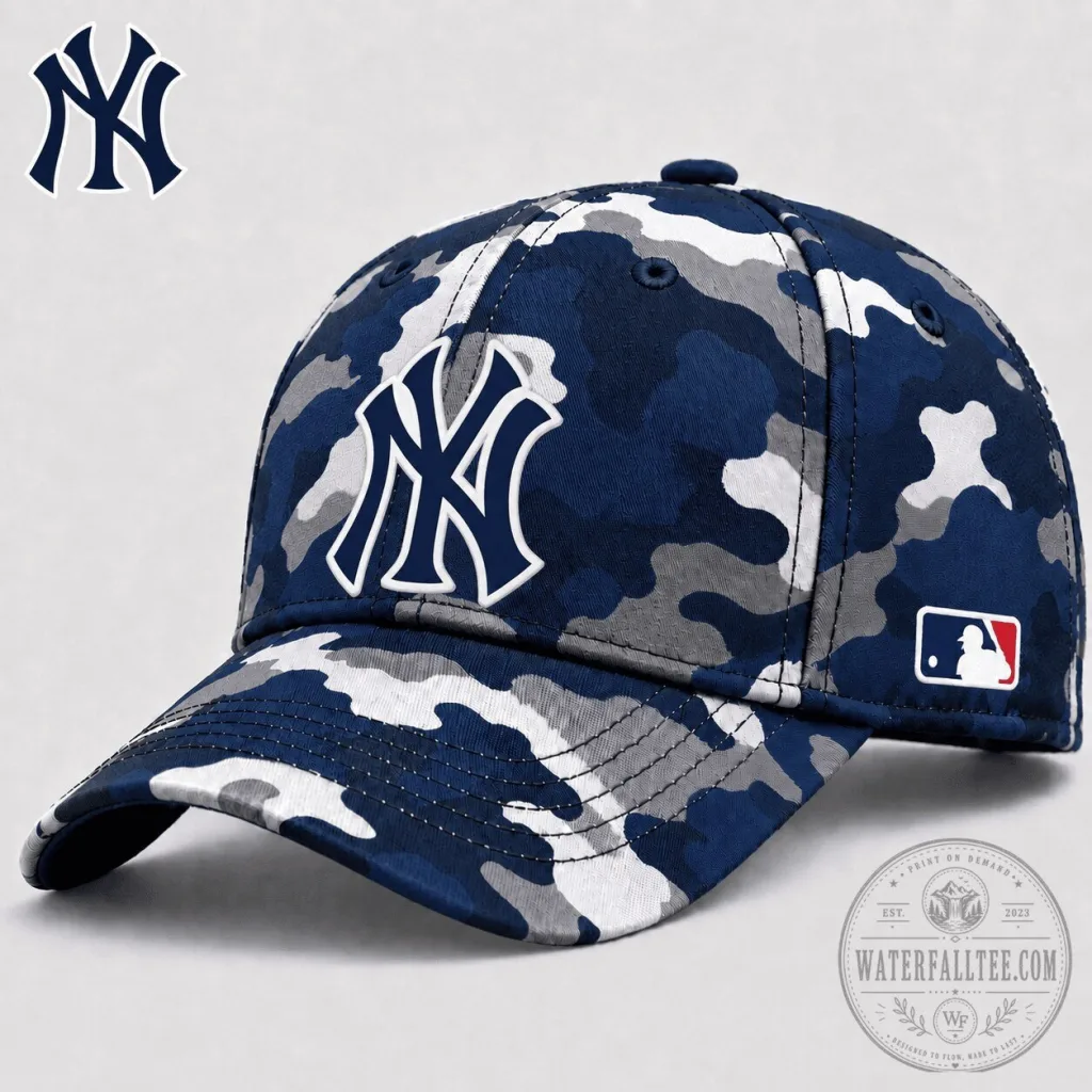 New York Yankees Game Day Camouflage Adjustable Baseball Cap Hat New York Yankees Game Day Camouflage Adjustable Baseball Cap Hat