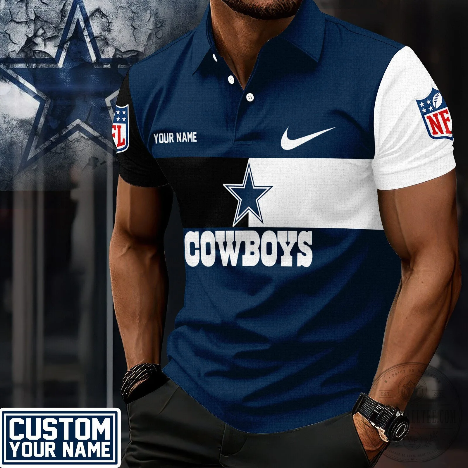 Dallas Cowboys National Football League Men's Polo Shirt