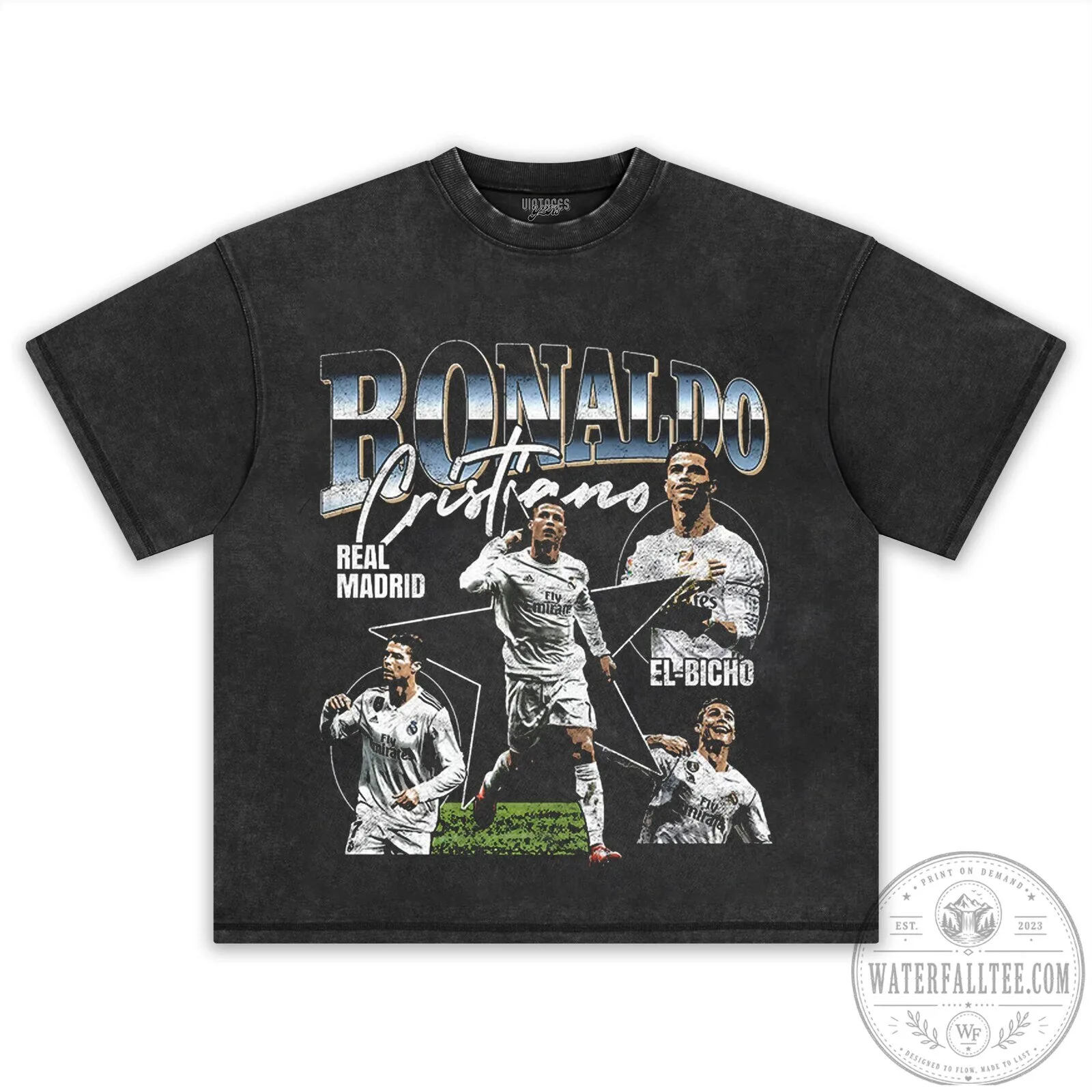 Cristiano Ronaldo Real Madrid Football Legend Graphic T-Shirt 15 Cristiano Ronaldo Real Madrid Football Legend Graphic T-Shirt