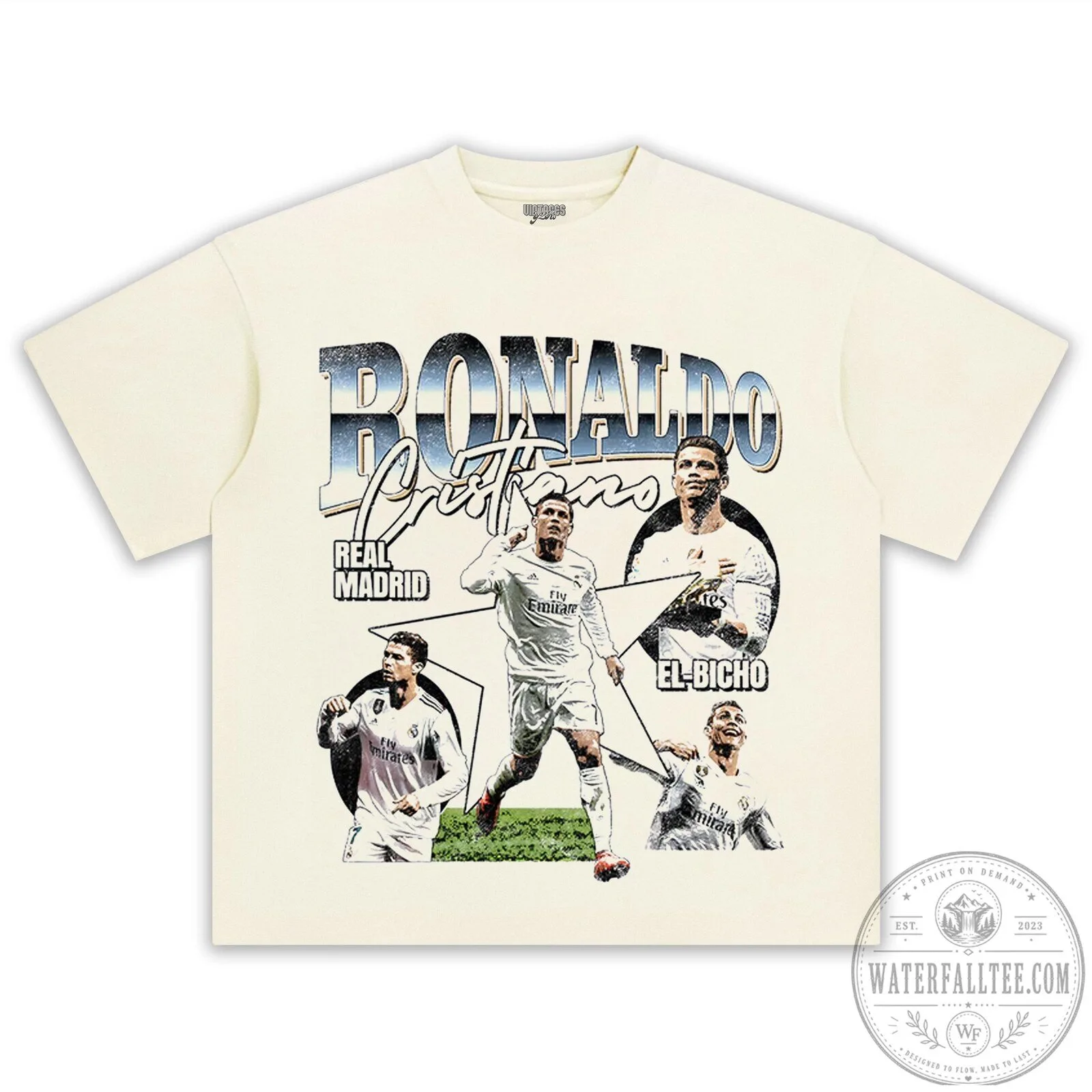 Cristiano Ronaldo Real Madrid Football Legend Graphic T-Shirt 17 Cristiano Ronaldo Real Madrid Football Legend Graphic T-Shirt