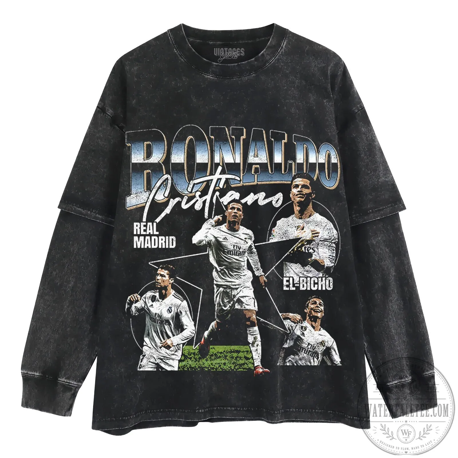 Cristiano Ronaldo Real Madrid Football Legend Graphic T-Shirt 19 Cristiano Ronaldo Real Madrid Football Legend Graphic T-Shirt