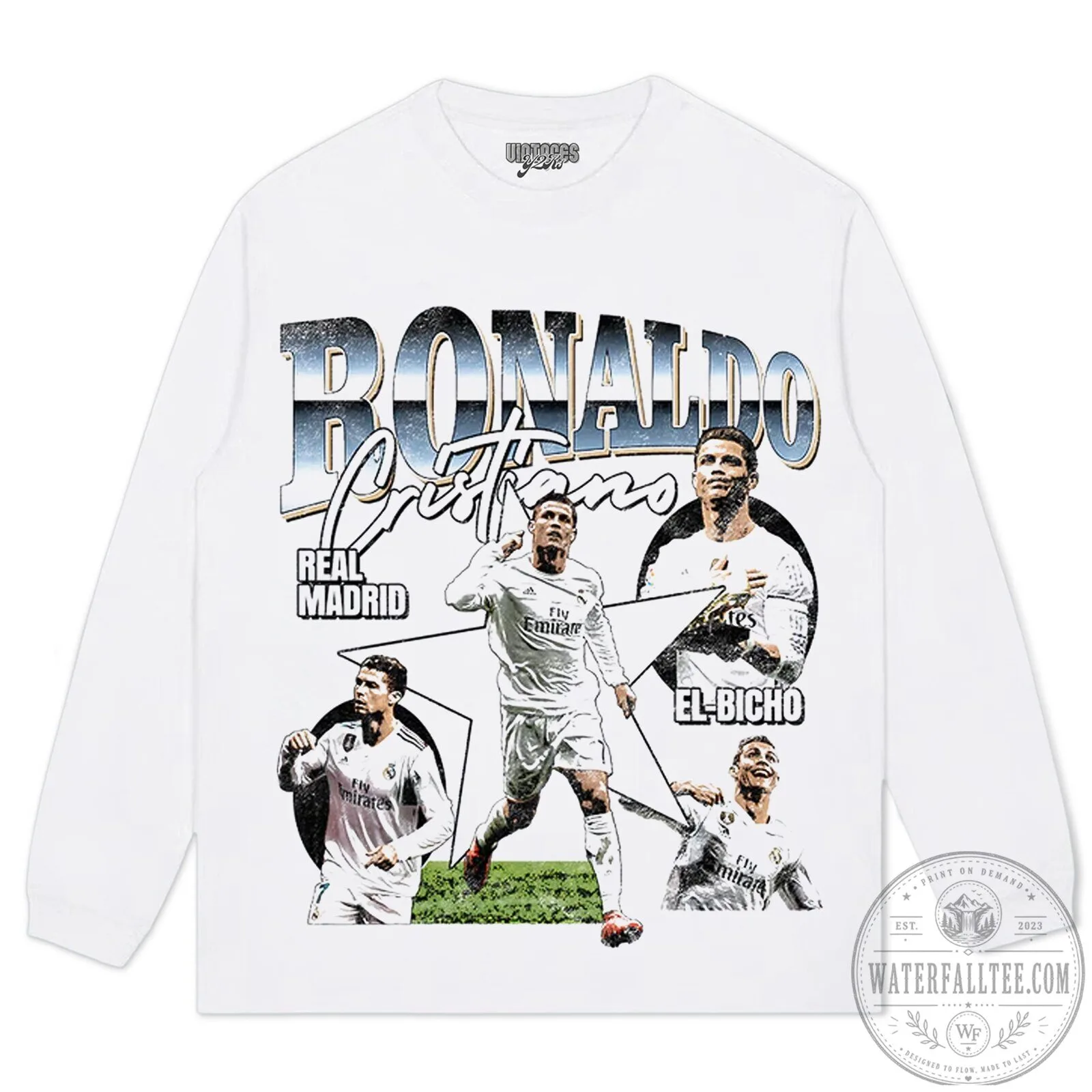 Cristiano Ronaldo Real Madrid Football Legend Graphic T-Shirt 22 Cristiano Ronaldo Real Madrid Football Legend Graphic T-Shirt