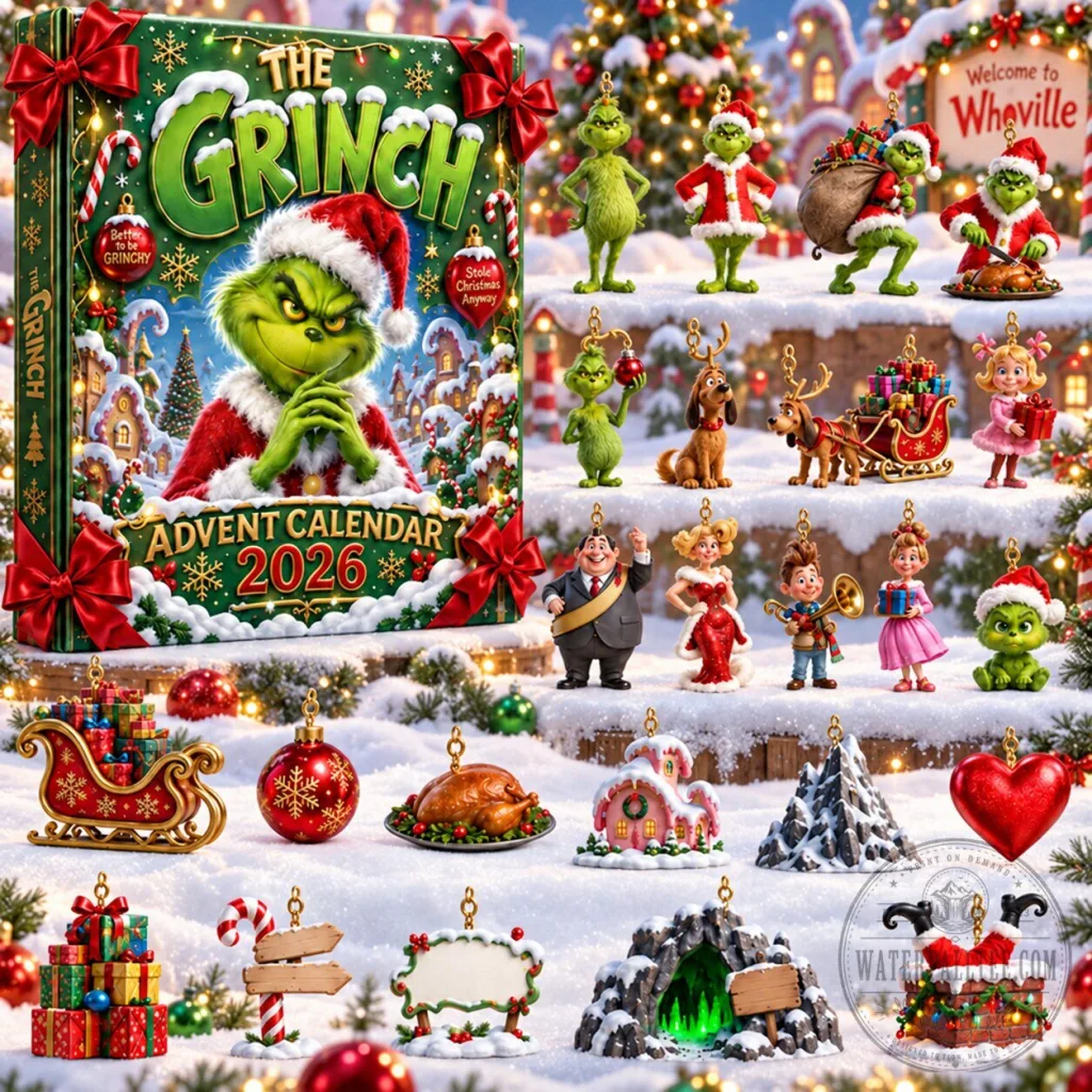 The Grinch 2026 Christmas Advent Calendar Holiday Countdown Gift Box The Grinch 2026 Christmas Advent Calendar Holiday Countdown Gift Box