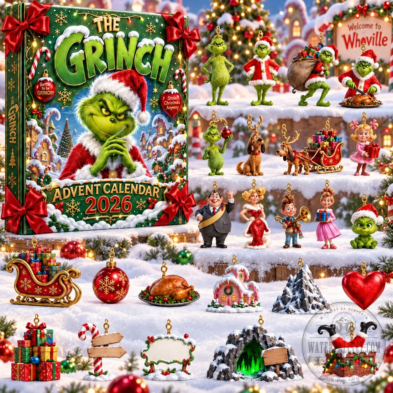 The Grinch 2026 Christmas Advent Calendar Holiday Countdown Gift Box 5 The Grinch 2026 Christmas Advent Calendar Holiday Countdown Gift Box