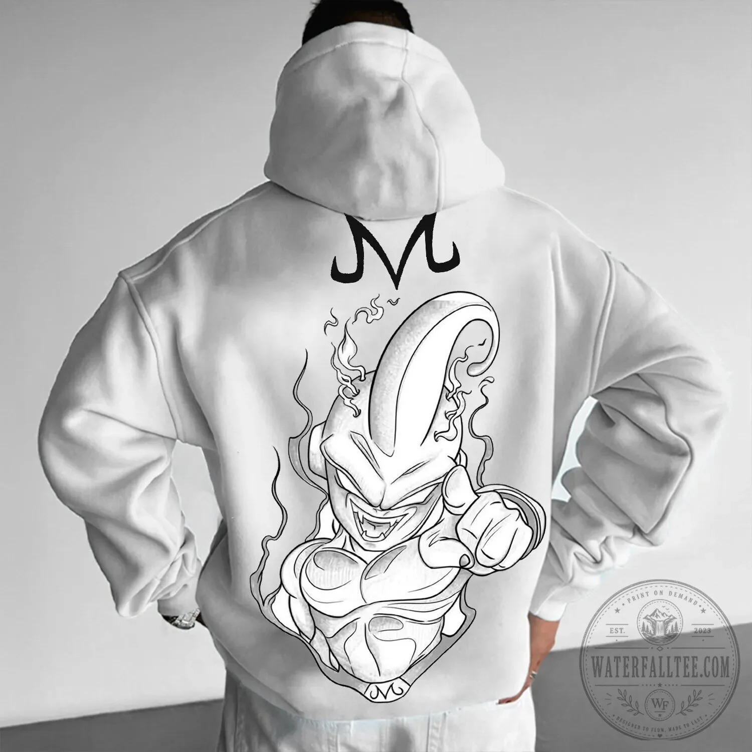 Dragon Ball Z Majin Buu Anime Manga Character Graphic Hoodie