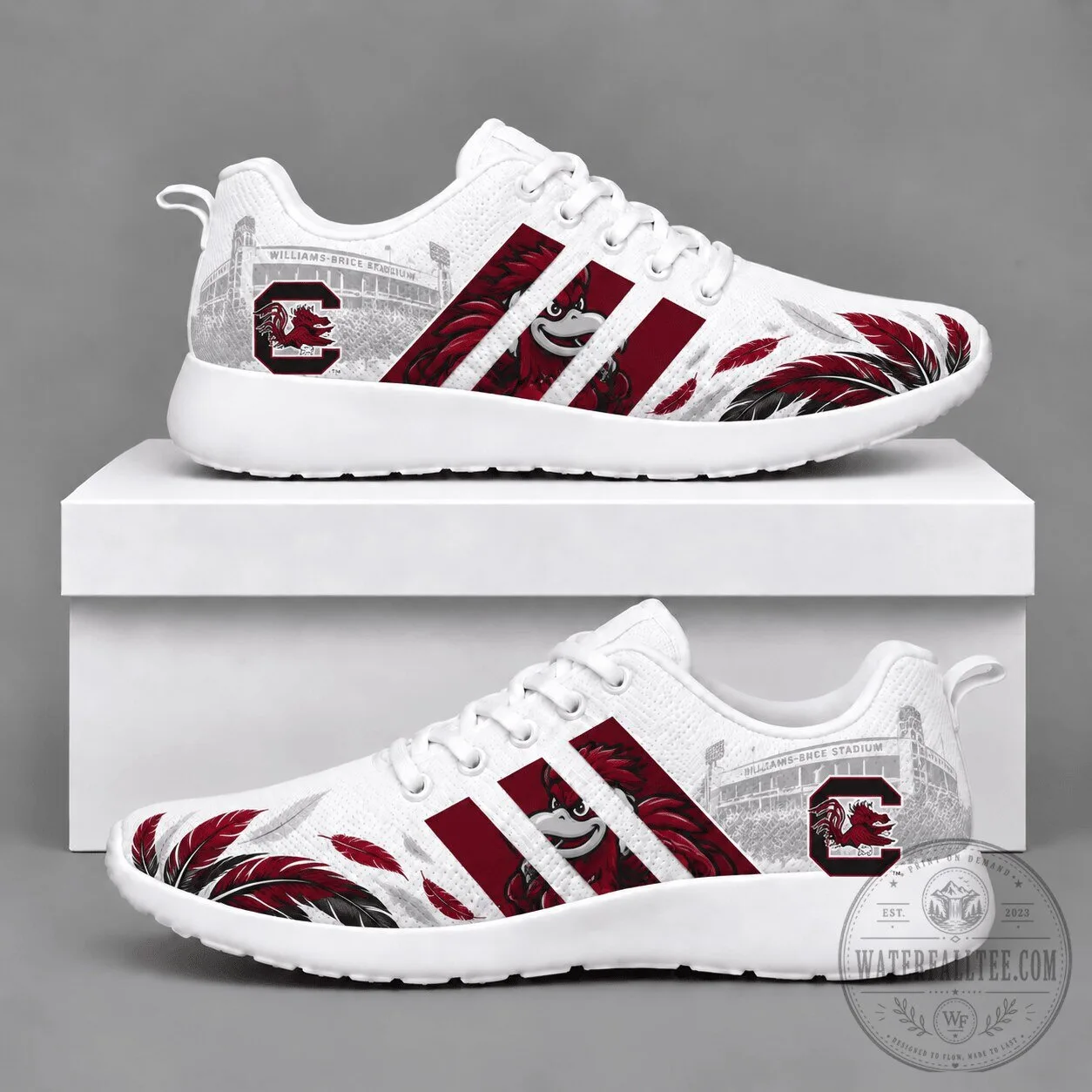 South Carolina Gamecocks Mascot Williams-Brice Stadium Running Shoes 5 South Carolina Gamecocks Mascot Williams-Brice Stadium Running Shoes