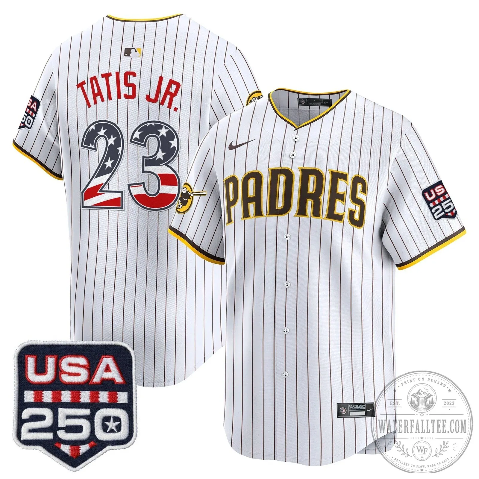 Fernando Tatis Junior San Diego Padres Fourth of July Baseball Jersey 55 Fernando Tatis Junior San Diego Padres Fourth of July Baseball Jersey