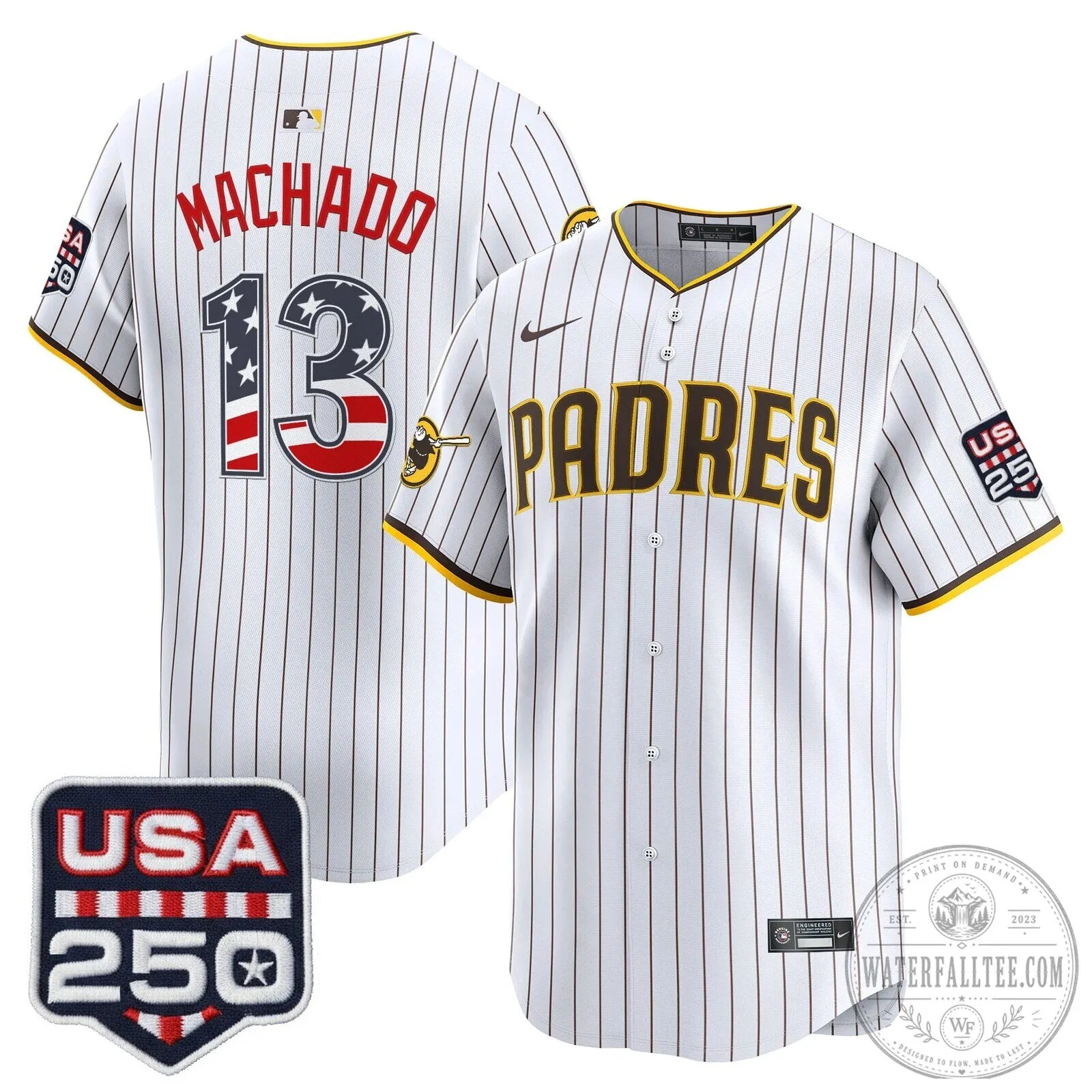 Fernando Tatis Junior San Diego Padres Fourth of July Baseball Jersey 57 Fernando Tatis Junior San Diego Padres Fourth of July Baseball Jersey