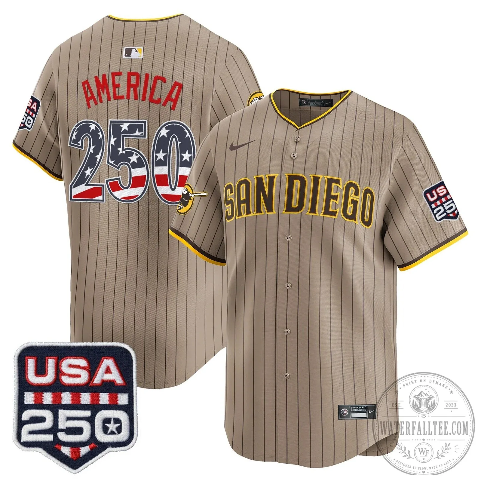 Fernando Tatis Junior San Diego Padres Fourth of July Baseball Jersey 75 Fernando Tatis Junior San Diego Padres Fourth of July Baseball Jersey