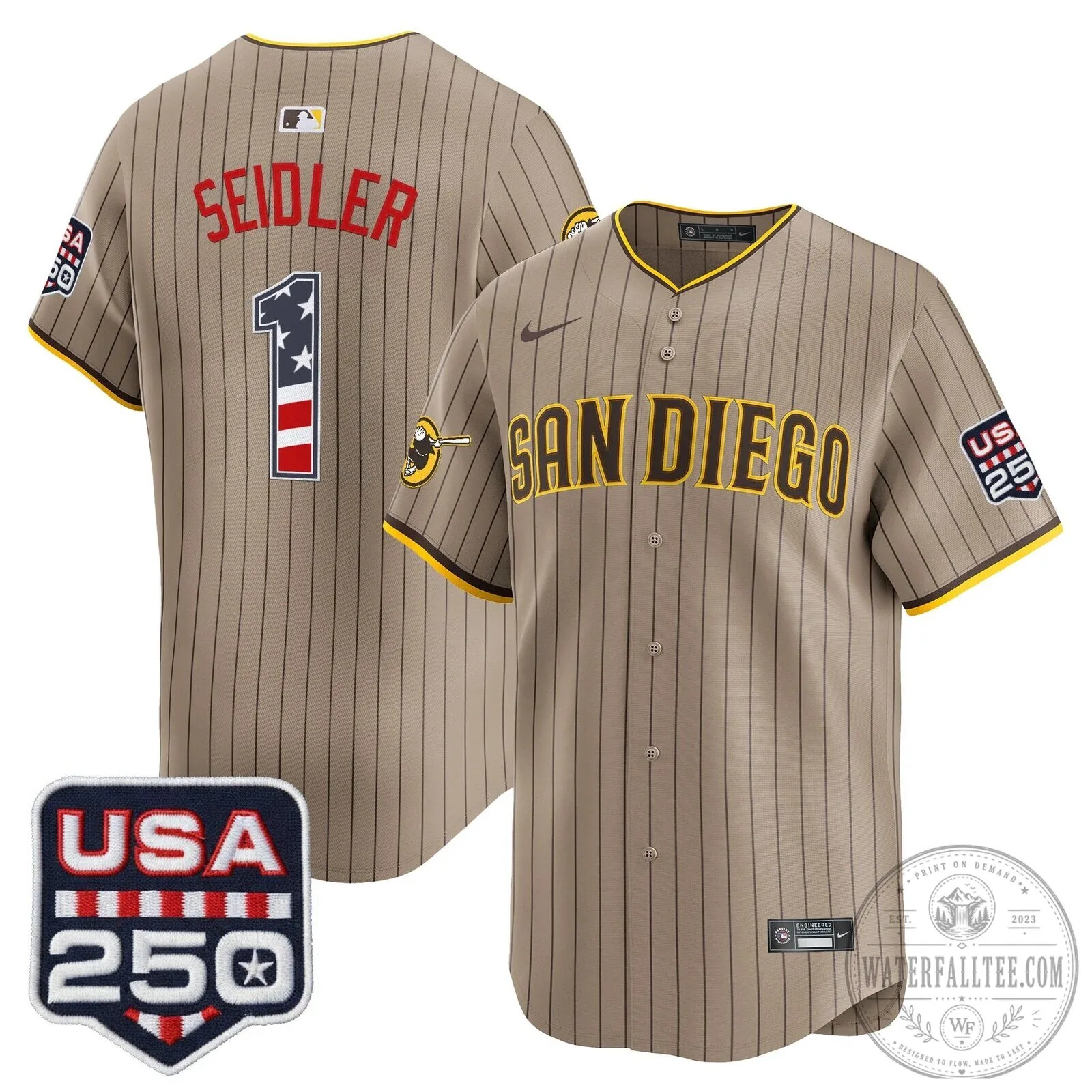 Fernando Tatis Junior San Diego Padres Fourth of July Baseball Jersey 81 Fernando Tatis Junior San Diego Padres Fourth of July Baseball Jersey