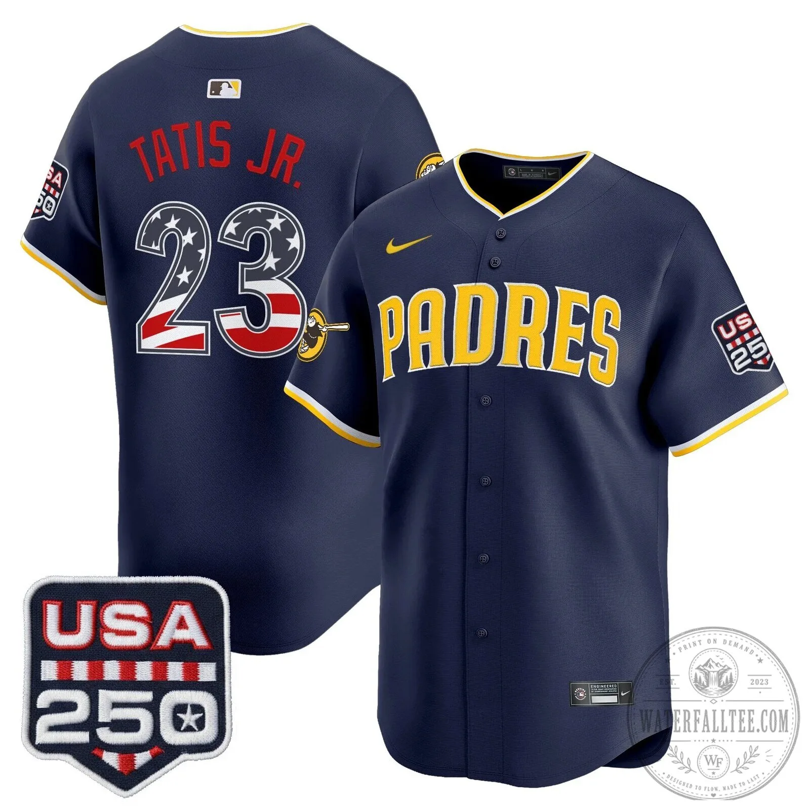 Fernando Tatis Junior San Diego Padres Fourth of July Baseball Jersey 84 Fernando Tatis Junior San Diego Padres Fourth of July Baseball Jersey