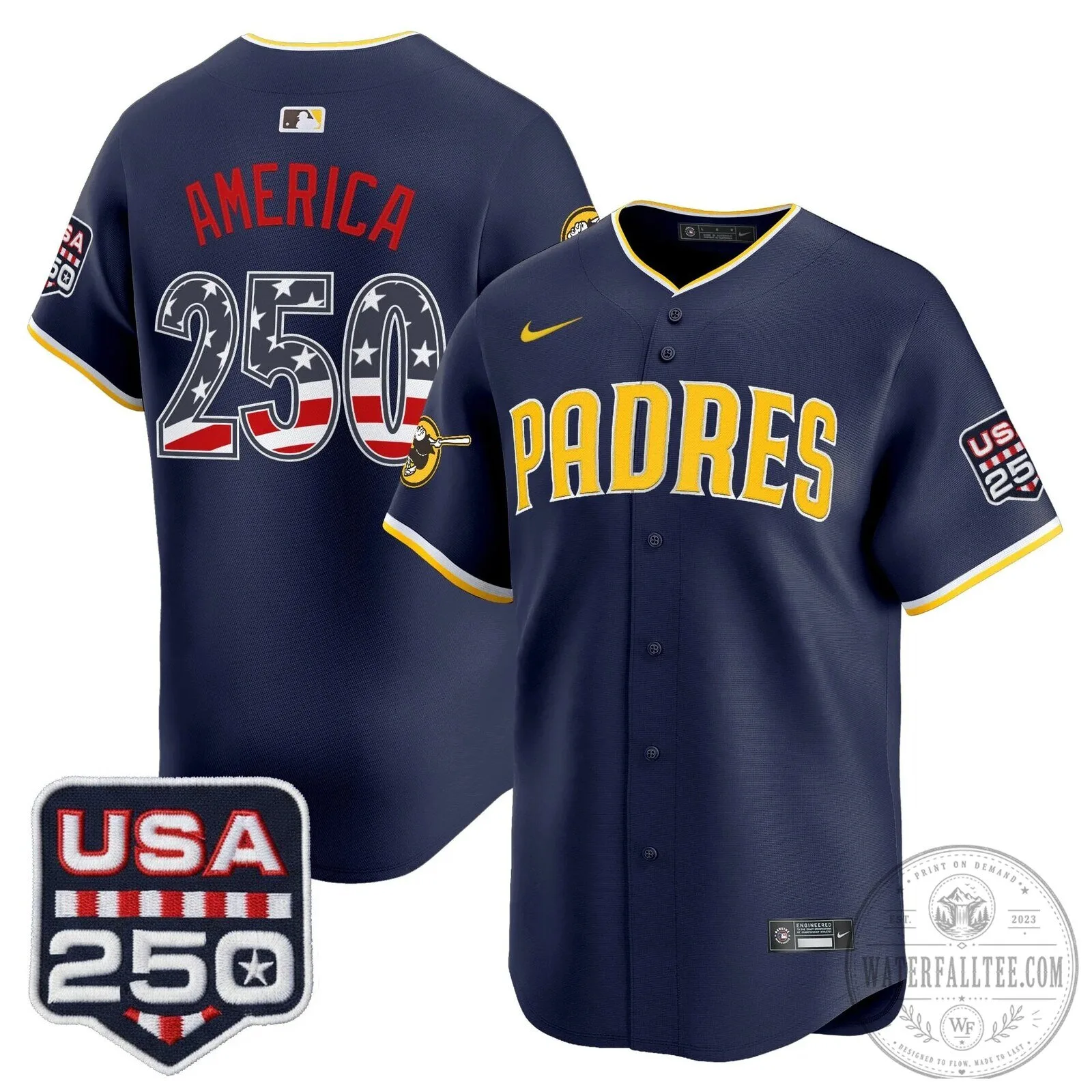 Fernando Tatis Junior San Diego Padres Fourth of July Baseball Jersey 85 Fernando Tatis Junior San Diego Padres Fourth of July Baseball Jersey
