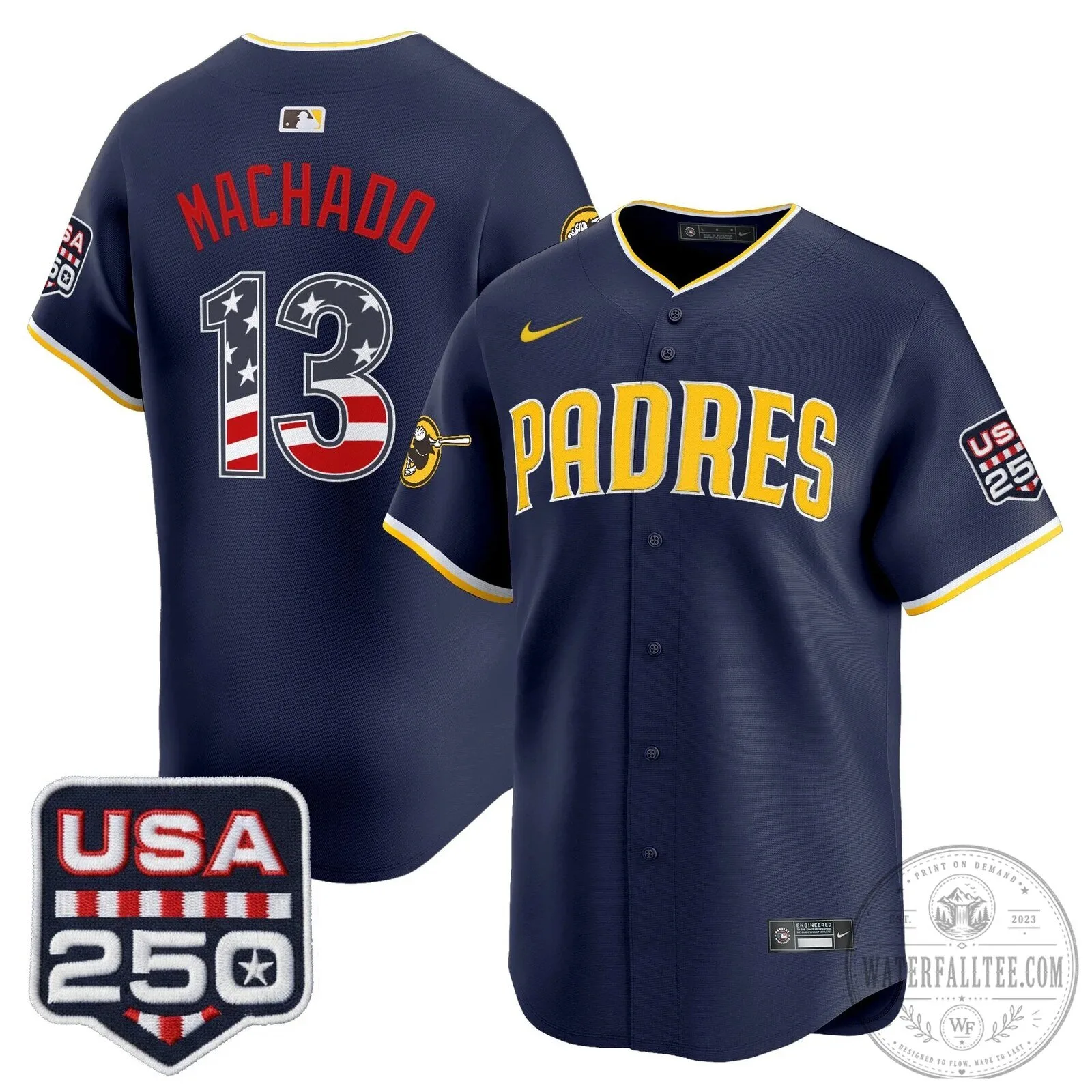 Fernando Tatis Junior San Diego Padres Fourth of July Baseball Jersey 86 Fernando Tatis Junior San Diego Padres Fourth of July Baseball Jersey
