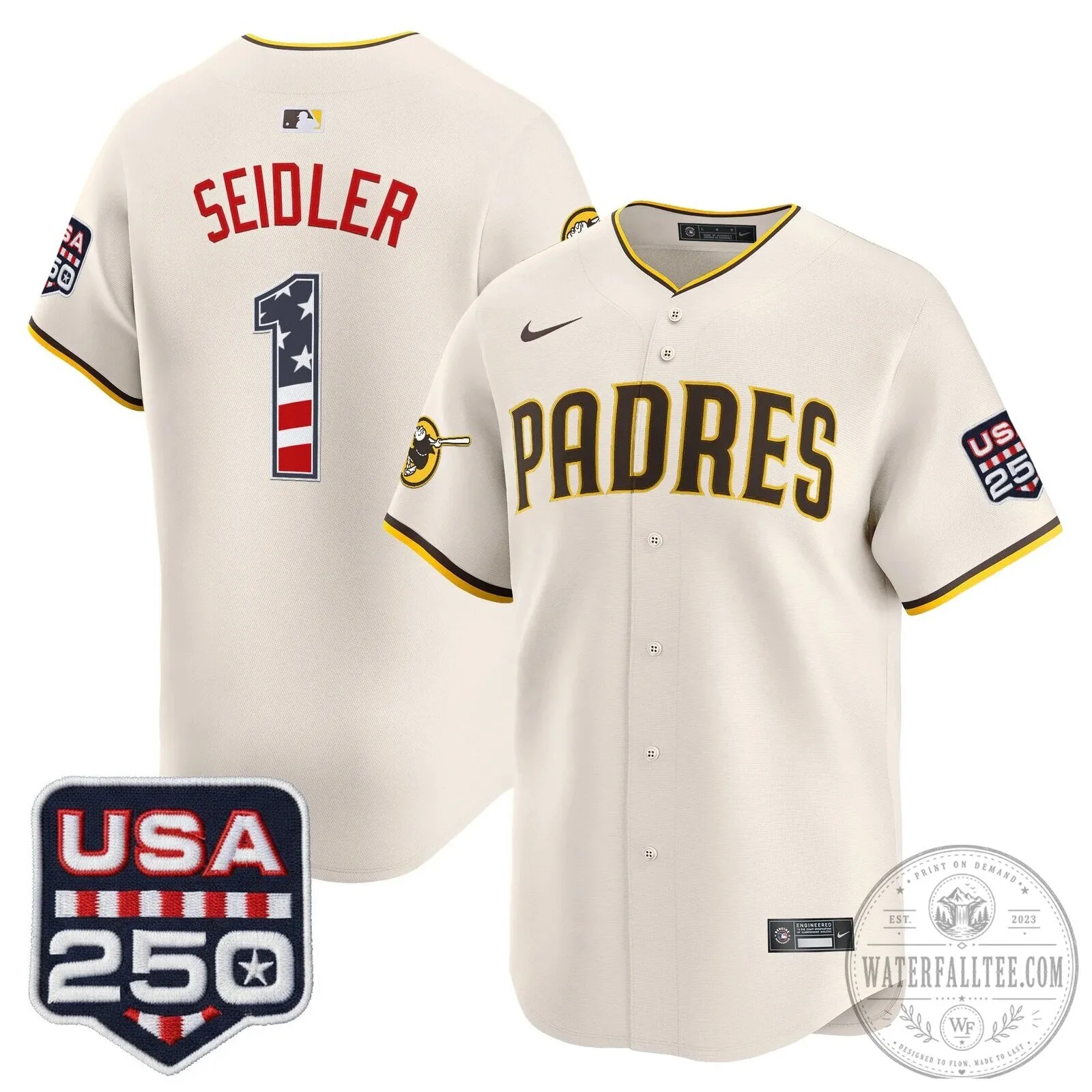 Fernando Tatis Junior San Diego Padres Fourth of July Baseball Jersey 101 Fernando Tatis Junior San Diego Padres Fourth of July Baseball Jersey