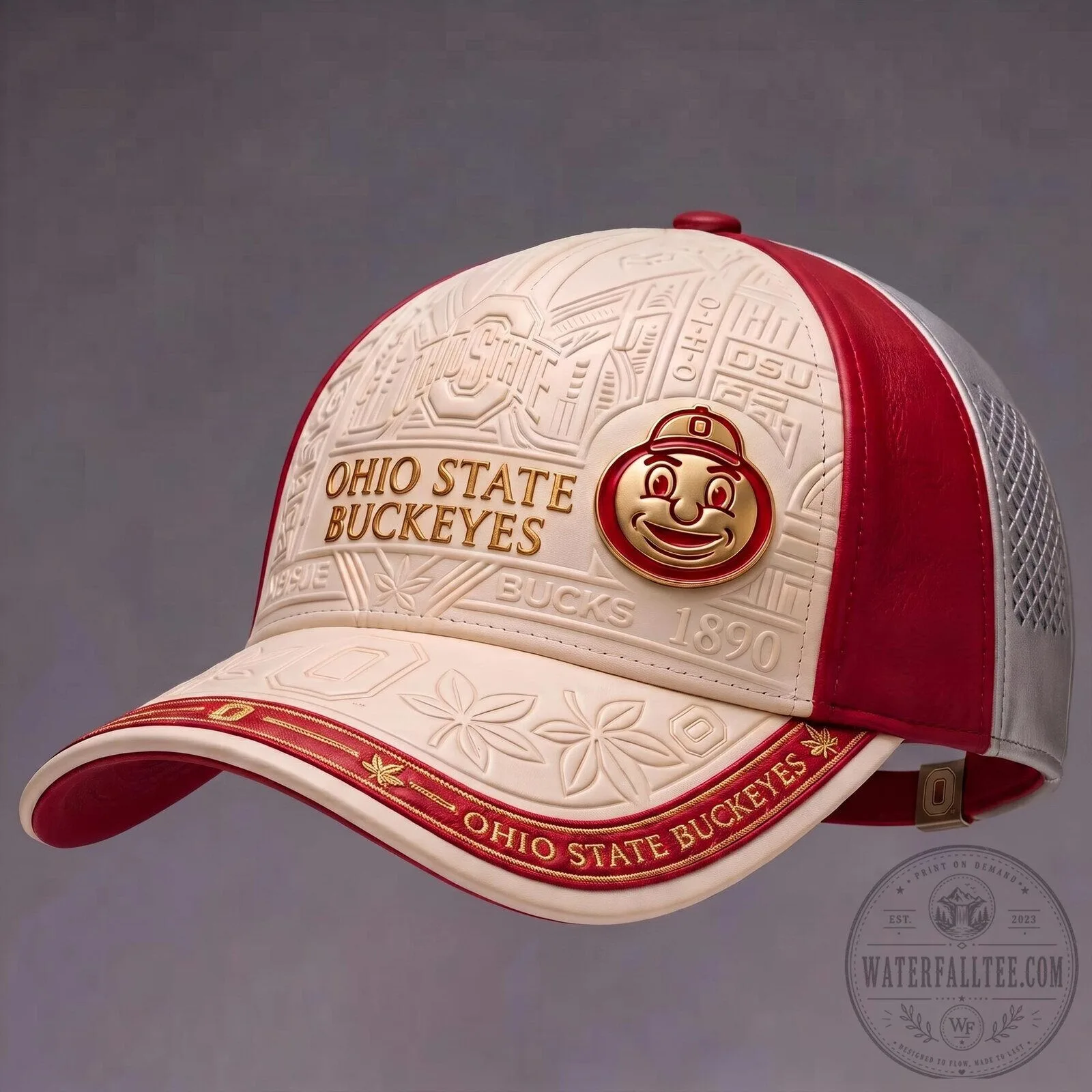 Ohio State Buckeyes Football Team Mascot Logo Baseball Cap Hat 5 Ohio State Buckeyes Football Team Mascot Logo Baseball Cap Hat