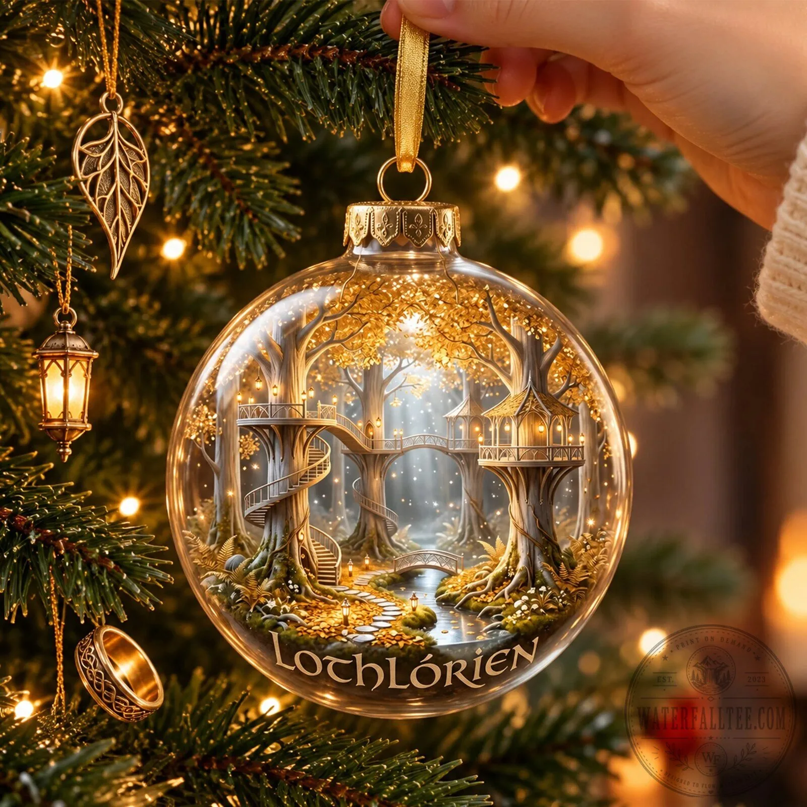 Lord of the Rings Middle-Earth Christmas Tree Ornament 10 Lord of the Rings Middle-Earth Christmas Tree Ornament