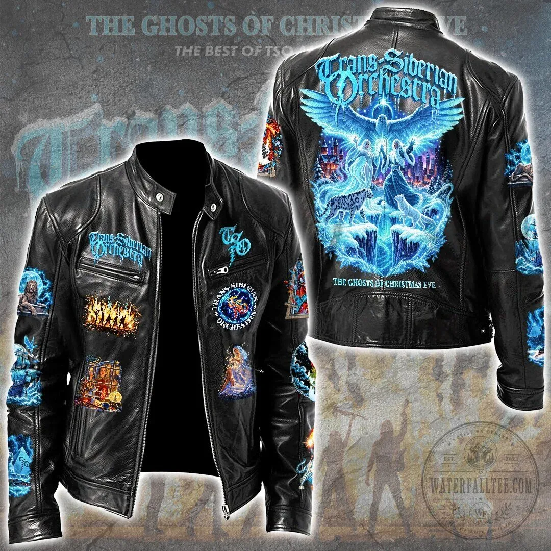Trans-Siberian Orchestra The Ghosts of Christmas Eve Leather Jacket 2 Trans-Siberian Orchestra The Ghosts of Christmas Eve Leather Jacket