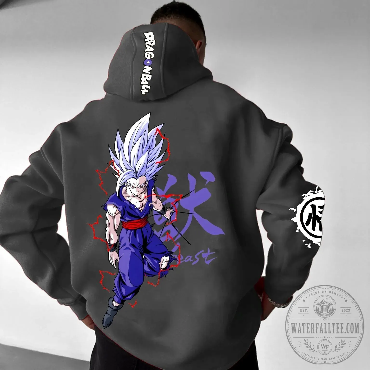 Dragon Ball Super Son Gohan Beast Mode Anime Fan Art Hoodie