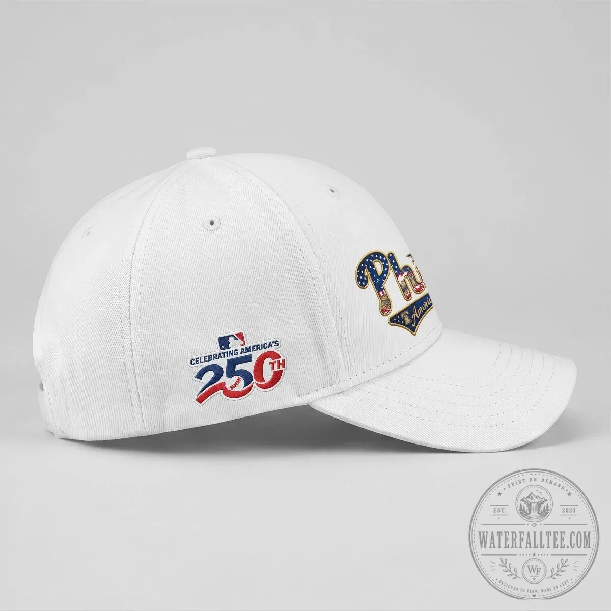 Philadelphia Phillies America 250th Anniversary Embroidered Baseball Cap Hat 16 Philadelphia Phillies America 250th Anniversary Embroidered Baseball Cap Hat
