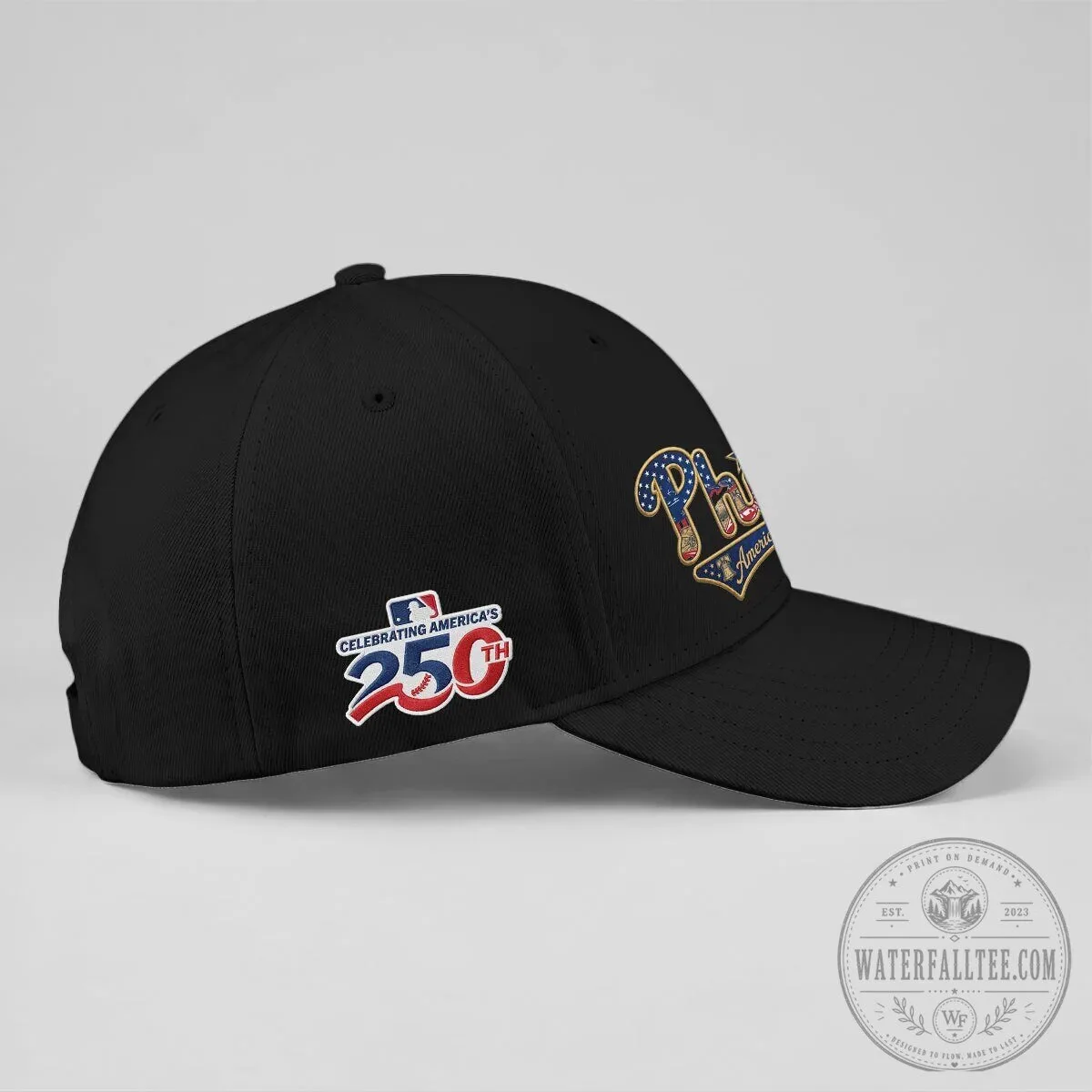 Philadelphia Phillies America 250th Anniversary Embroidered Baseball Cap Hat 17 Philadelphia Phillies America 250th Anniversary Embroidered Baseball Cap Hat