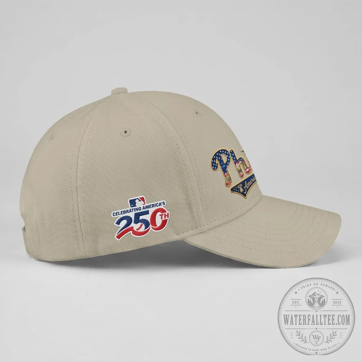 Philadelphia Phillies America 250th Anniversary Embroidered Baseball Cap Hat 19 Philadelphia Phillies America 250th Anniversary Embroidered Baseball Cap Hat