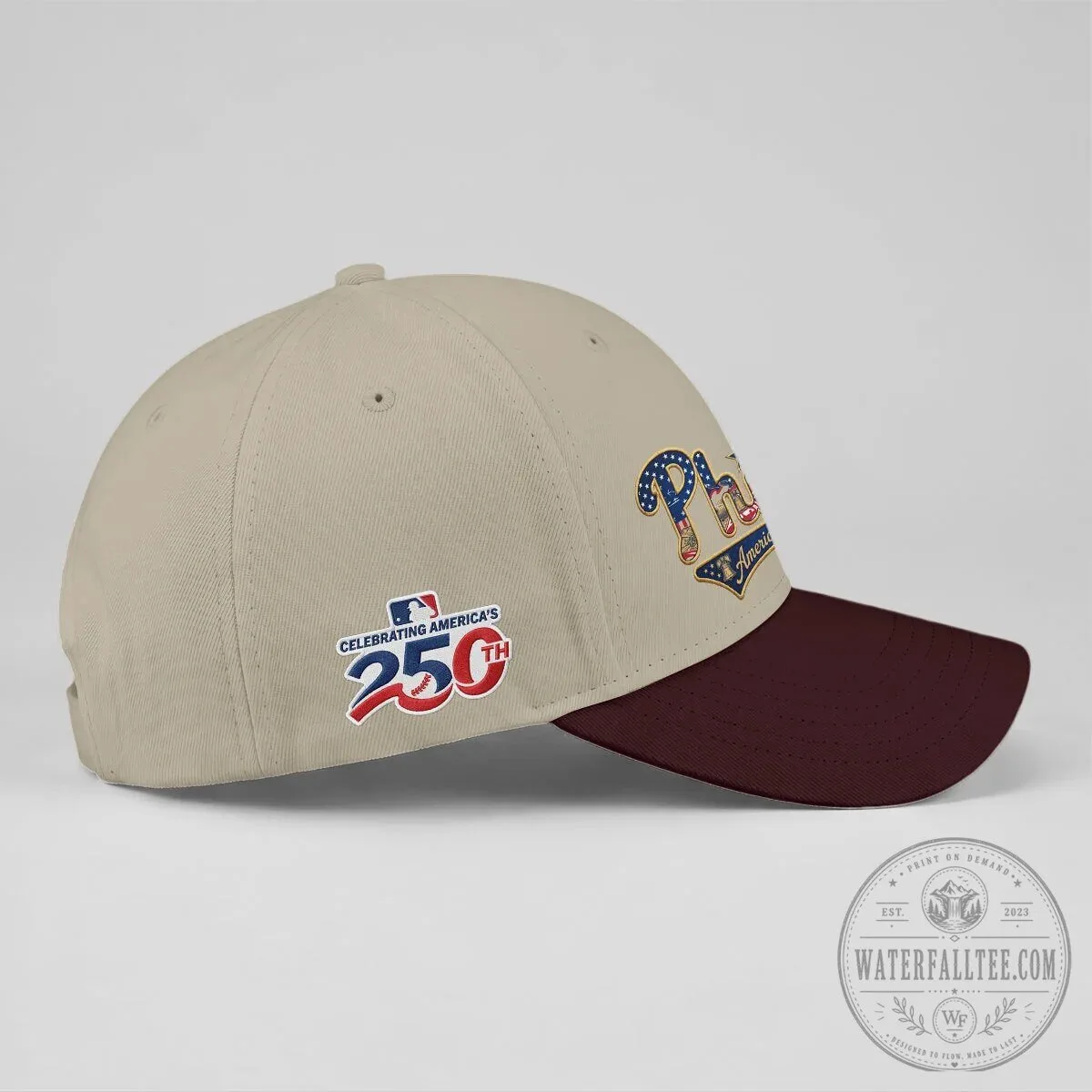 Philadelphia Phillies America 250th Anniversary Embroidered Baseball Cap Hat 20 Philadelphia Phillies America 250th Anniversary Embroidered Baseball Cap Hat