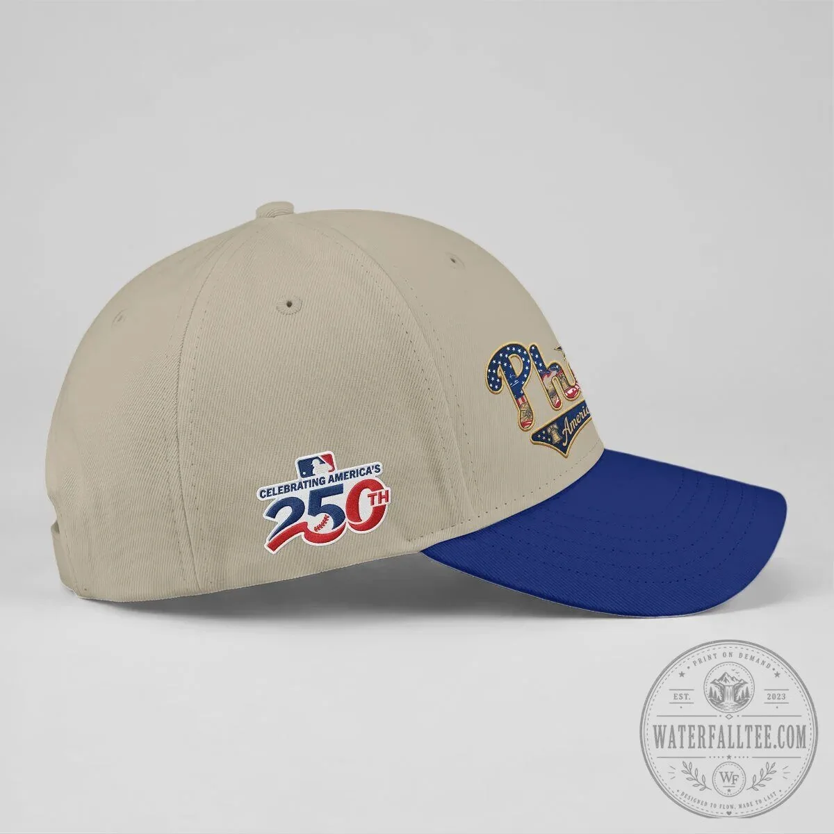 Philadelphia Phillies America 250th Anniversary Embroidered Baseball Cap Hat 23 Philadelphia Phillies America 250th Anniversary Embroidered Baseball Cap Hat