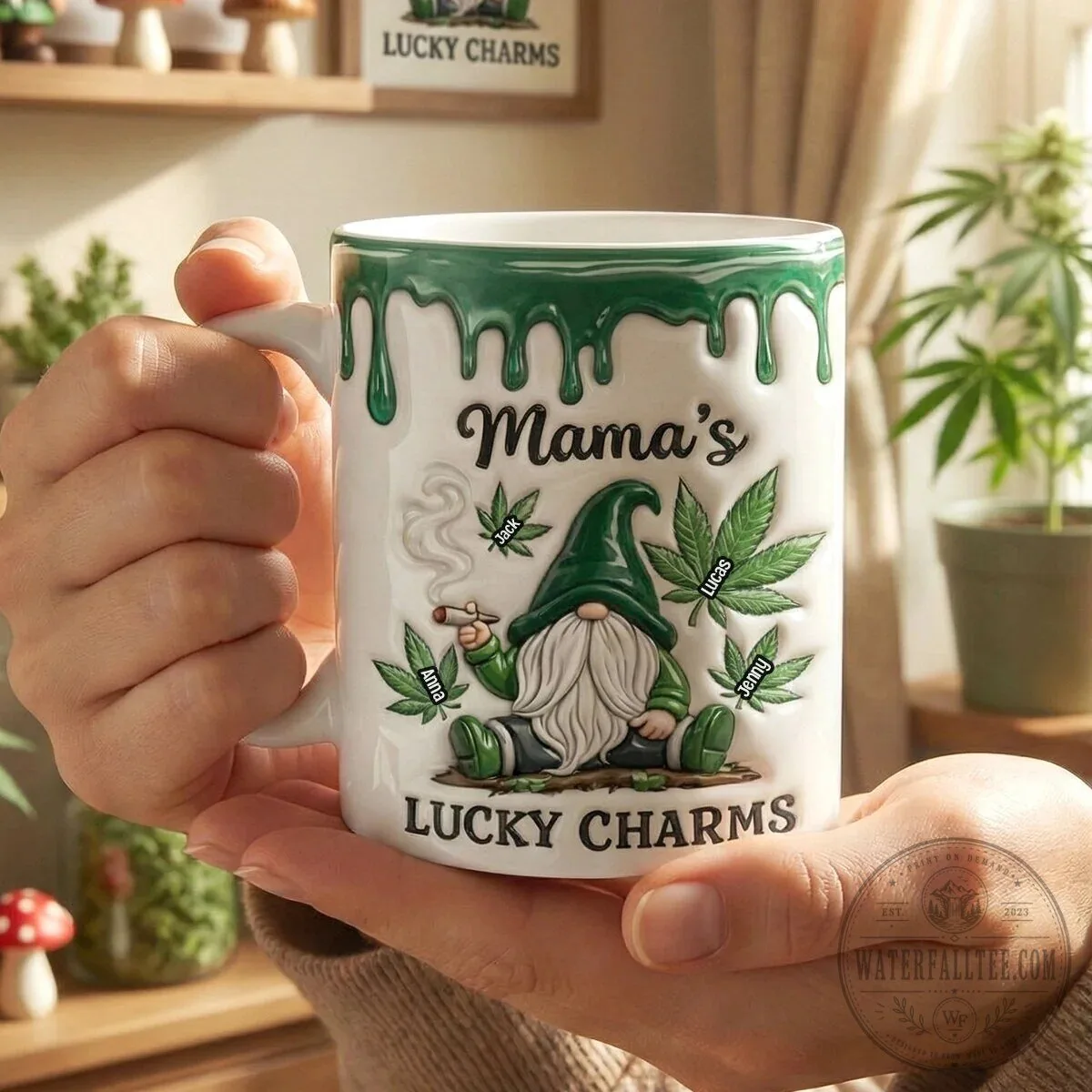 Mama's Lucky Charms St. Patrick's Day Coffee Mug 9 Mama