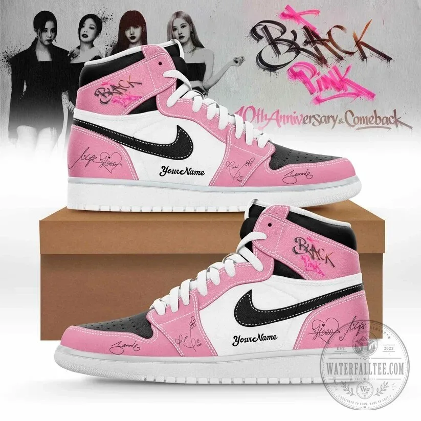 Blackpink 10th Anniversary Comeback High Top Sneakers 2 Blackpink 10th Anniversary Comeback High Top Sneakers