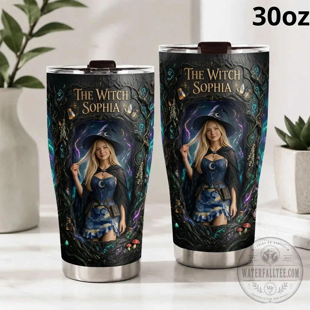 Personalized Magical Witch Custom Photo Insulated Stainless Steel Tumbler 13 Personalized Magical Witch Custom Photo Insulated Stainless Steel Tumbler