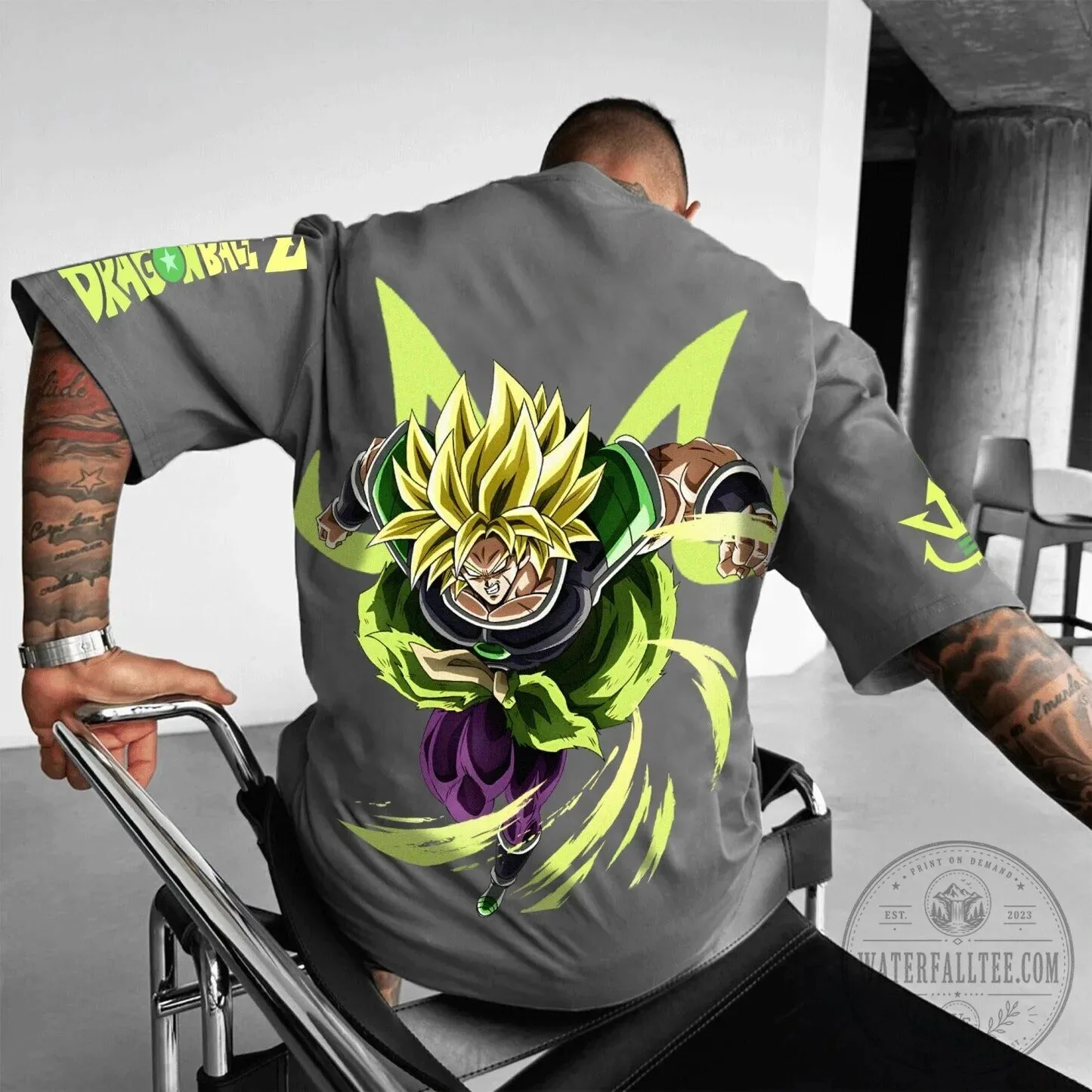 Dragon Ball Z Broly Super Saiyan Legendary Fighter Anime Graphic T-Shirt
