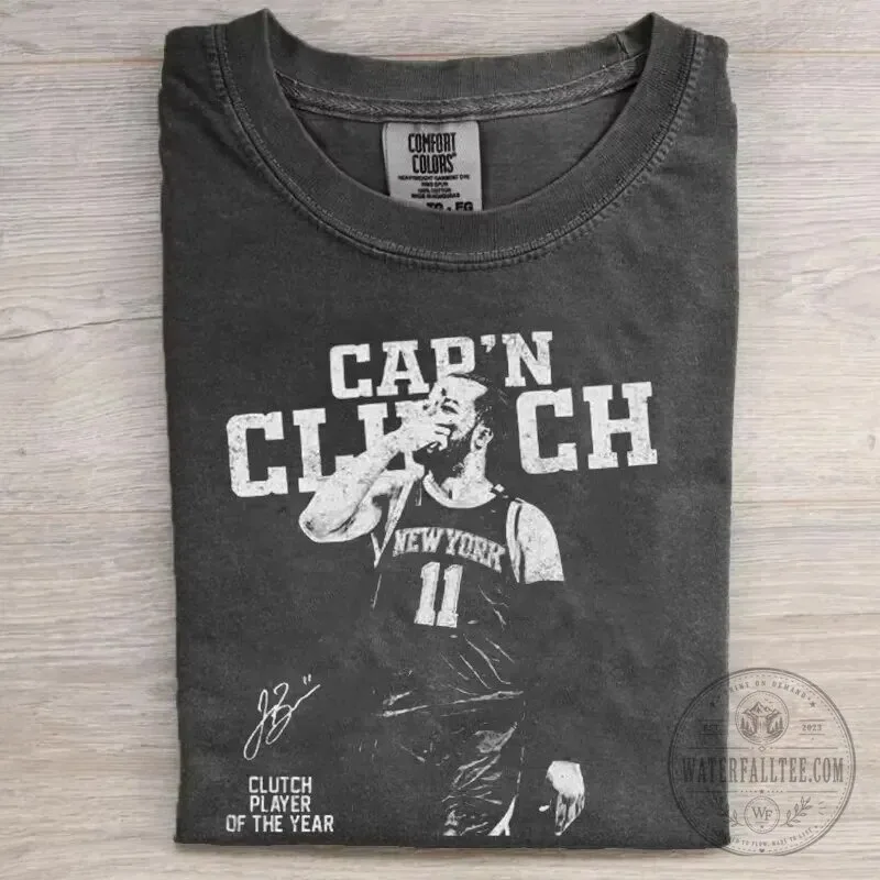 Jalen Brunson New York Basketball Captain Clutch Player of the Year T-Shirt 2 Jalen Brunson New York Basketball Captain Clutch Player of the Year T-Shirt