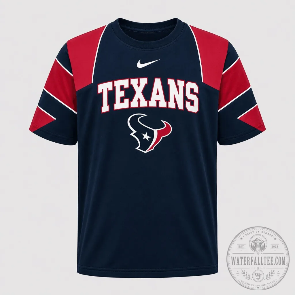 Houston Texans NFL Football Team Fan Apparel T-Shirt Houston Texans NFL Football Team Fan Apparel T-Shirt