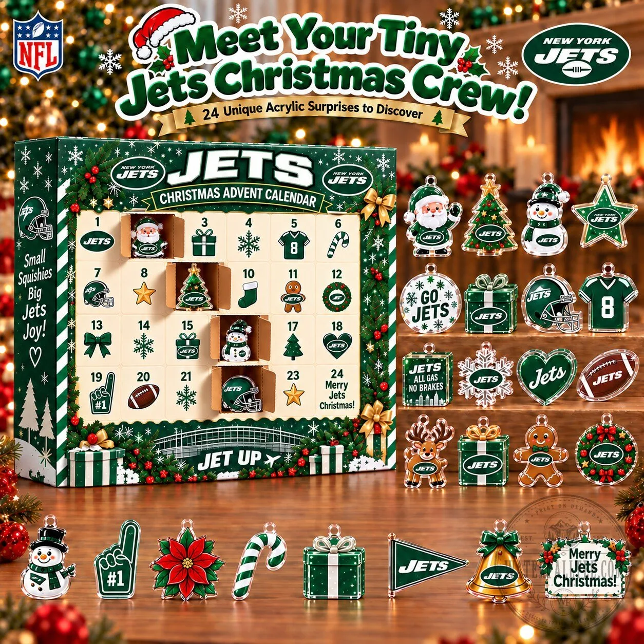 New York Jets Christmas Advent Calendar Blind Box 1 New York Jets Christmas Advent Calendar Blind Box