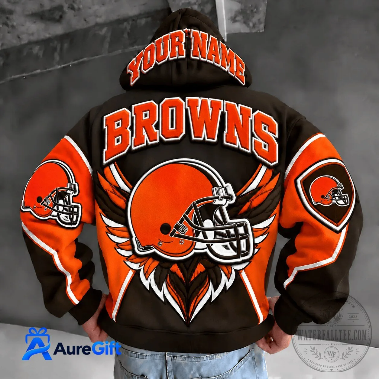 Cleveland Browns Football Team Christmas Kickoff Personalized Hoodie 1 Cleveland Browns Football Team Christmas Kickoff Personalized Hoodie