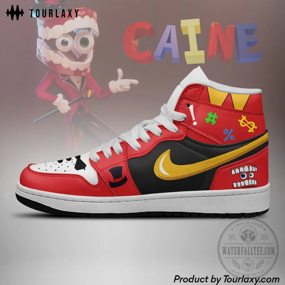 Caine The Amazing Digital Circus High Top Sneakers 8 Caine The Amazing Digital Circus High Top Sneakers