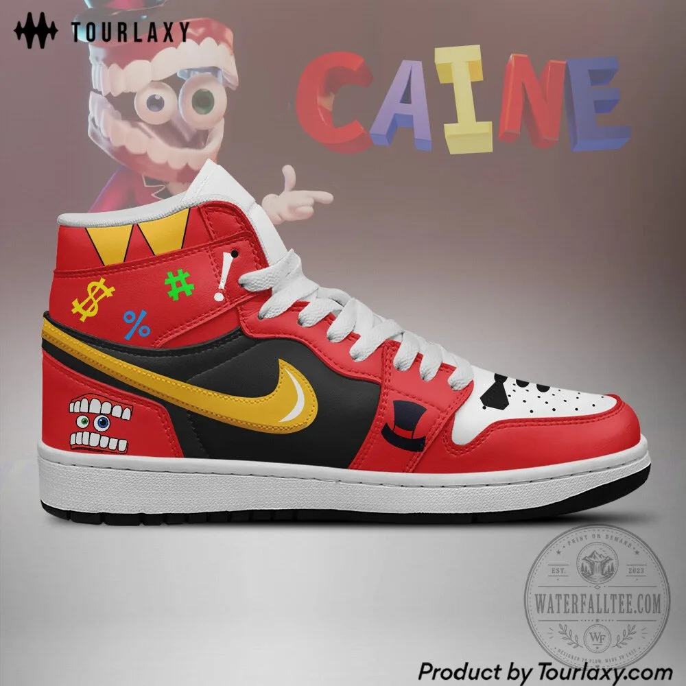 Caine The Amazing Digital Circus High Top Sneakers 9 Caine The Amazing Digital Circus High Top Sneakers