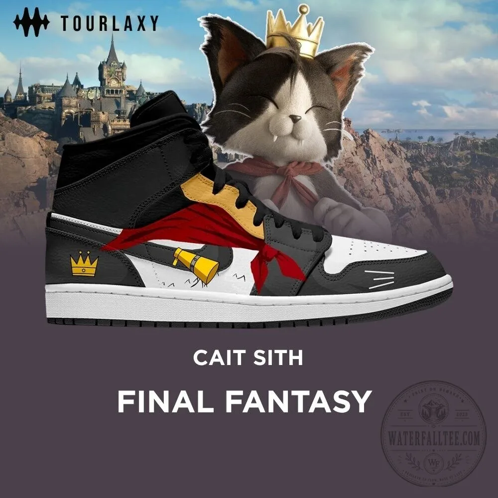 Cait Sith Final Fantasy Character High Top Sneakers 3 Cait Sith Final Fantasy Character High Top Sneakers