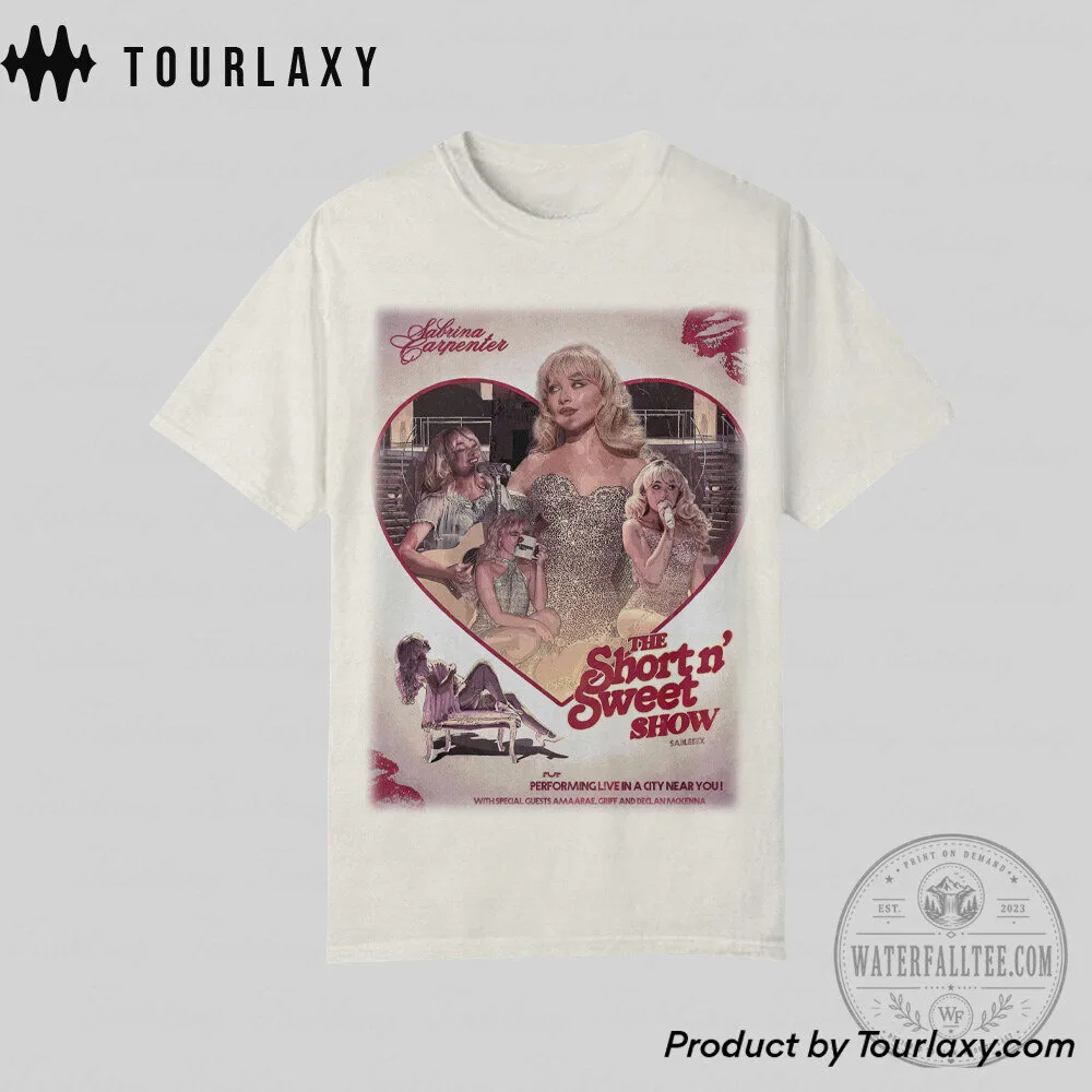 Sabrina Carpenter The Short n Sweet Show Tour T-Shirt
