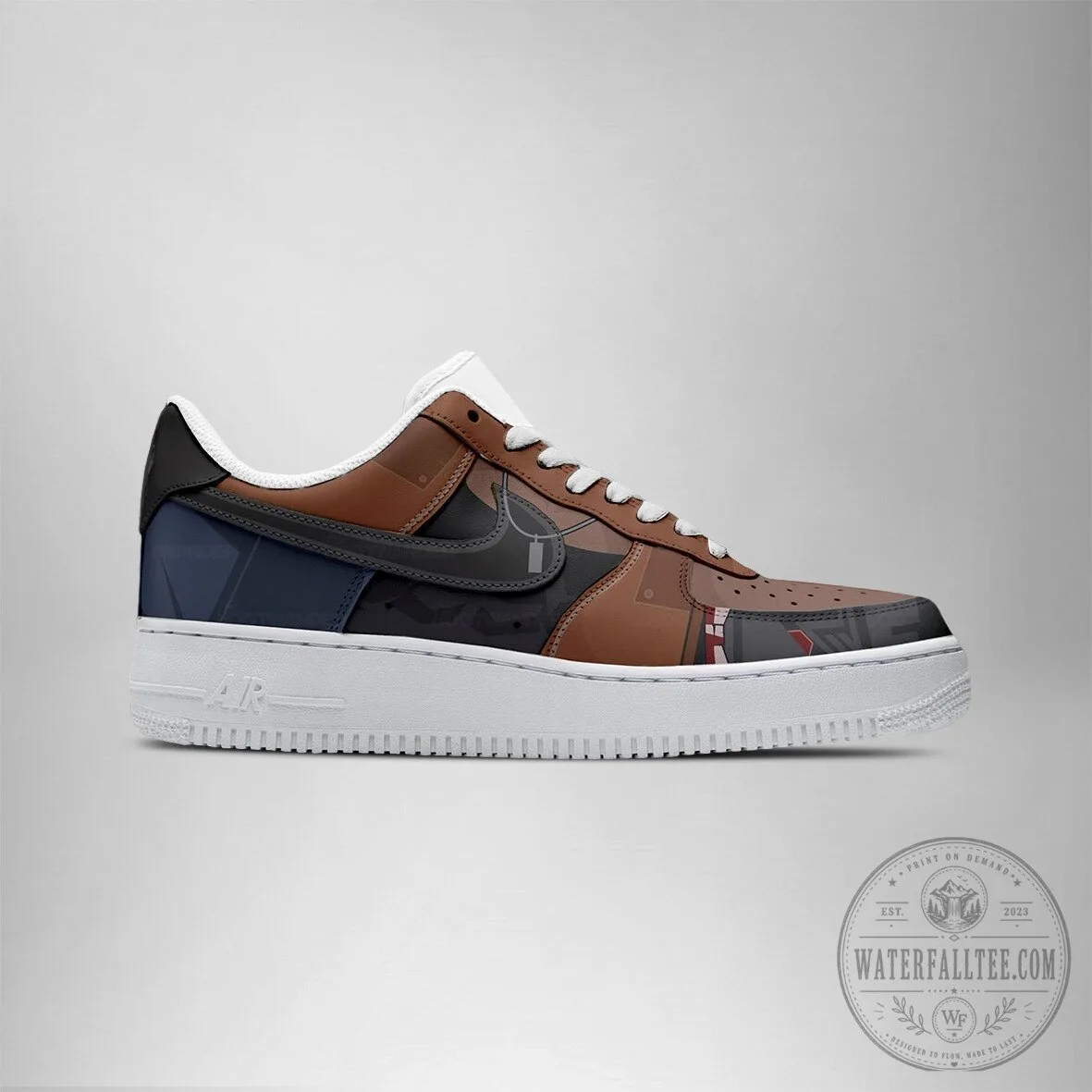 Jax Briggs Mortal Kombat Inspired Custom Embossed Logo Shoes 8 Jax Briggs Mortal Kombat Inspired Custom Embossed Logo Shoes