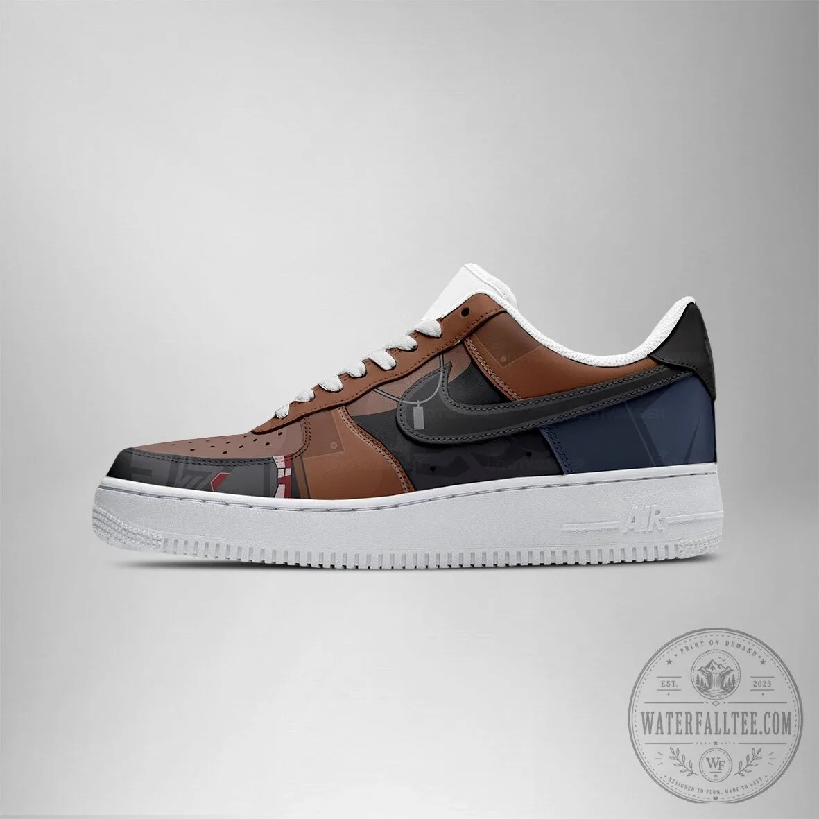 Jax Briggs Mortal Kombat Inspired Custom Embossed Logo Shoes 9 Jax Briggs Mortal Kombat Inspired Custom Embossed Logo Shoes