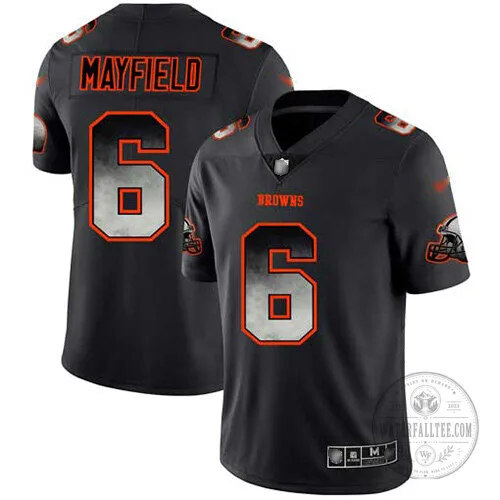 Baker Mayfield Cleveland Browns Black Stitched NFL Vapor Untouchable Limited Football Jersey