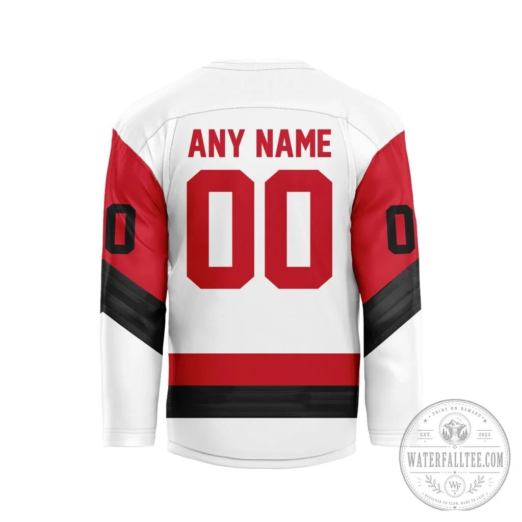Carolina Hurricanes National Hockey League White Design Hockey Jersey 7 Carolina Hurricanes National Hockey League White Design Hockey Jersey