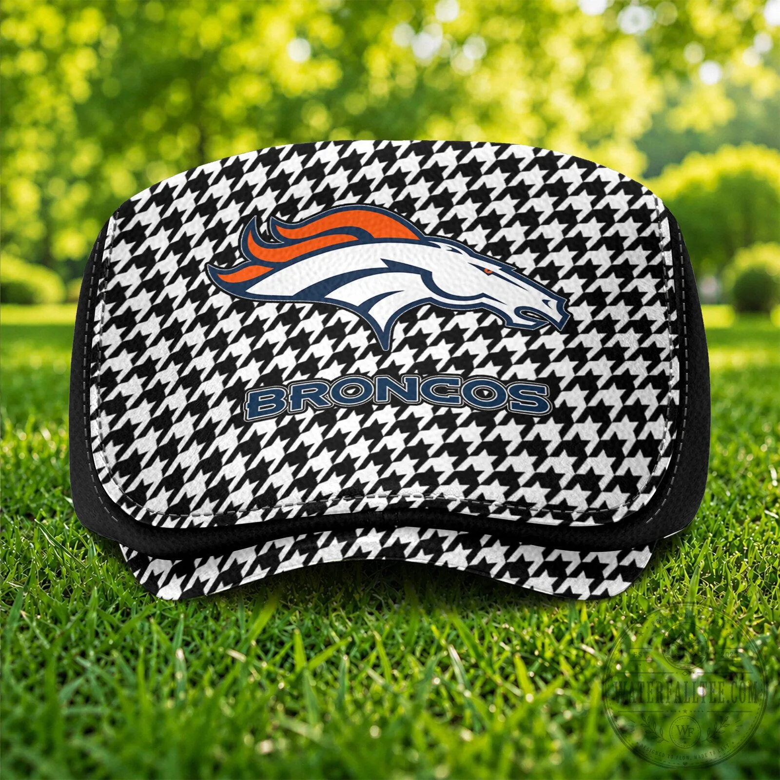 Denver Broncos Houndstooth Pattern NFL Football Team Flat Cap Hat 10 Denver Broncos Houndstooth Pattern NFL Football Team Flat Cap Hat
