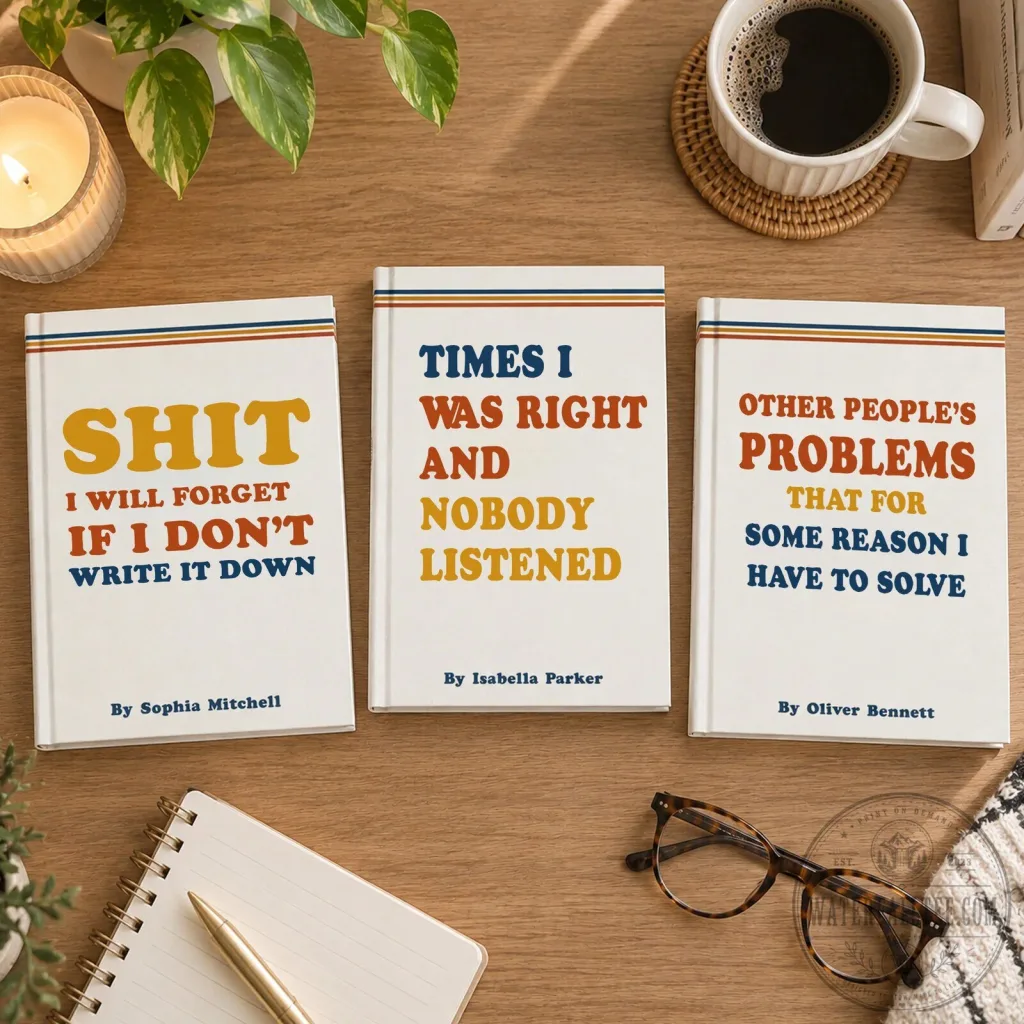 Funny Sarcastic Retro Hardcover Journal - Coworker Gag Gifts, White Elephant Exchange Funny Sarcastic Retro Hardcover Journal - Coworker Gag Gifts, White Elephant Exchange