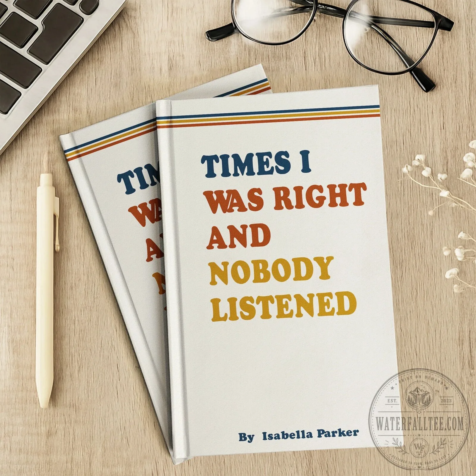 Funny Sarcastic Retro Hardcover Journal - Coworker Gag Gifts, White Elephant Exchange 11 Funny Sarcastic Retro Hardcover Journal - Coworker Gag Gifts, White Elephant Exchange